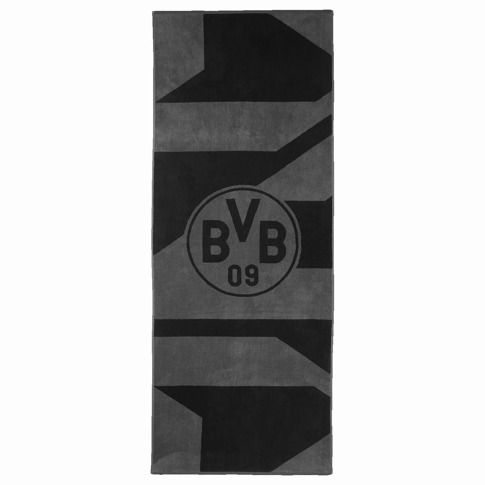 Borussia Dortmund BVB ręcznik kąpielowy szary/czarny 70 x 180 cm