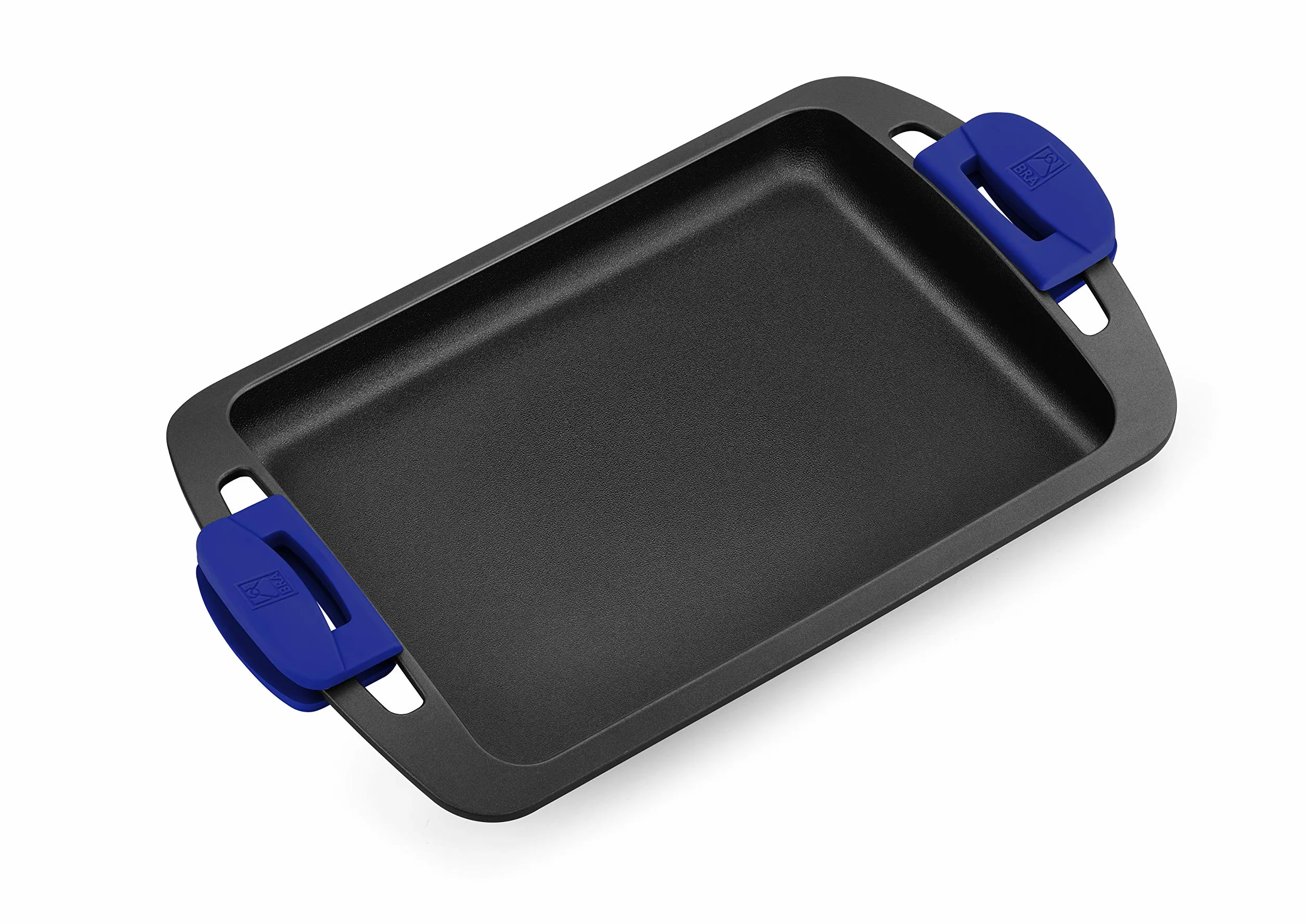 BRA Advance płyta grillowa, 40 cm, odlew aluminiowy z powłoką zapobiegającą przywieraniu, bez PFOA, super wzmocniona, wysoka odporność na zarysowania i ścieranie, nadaje się do płyt indukcyjnych