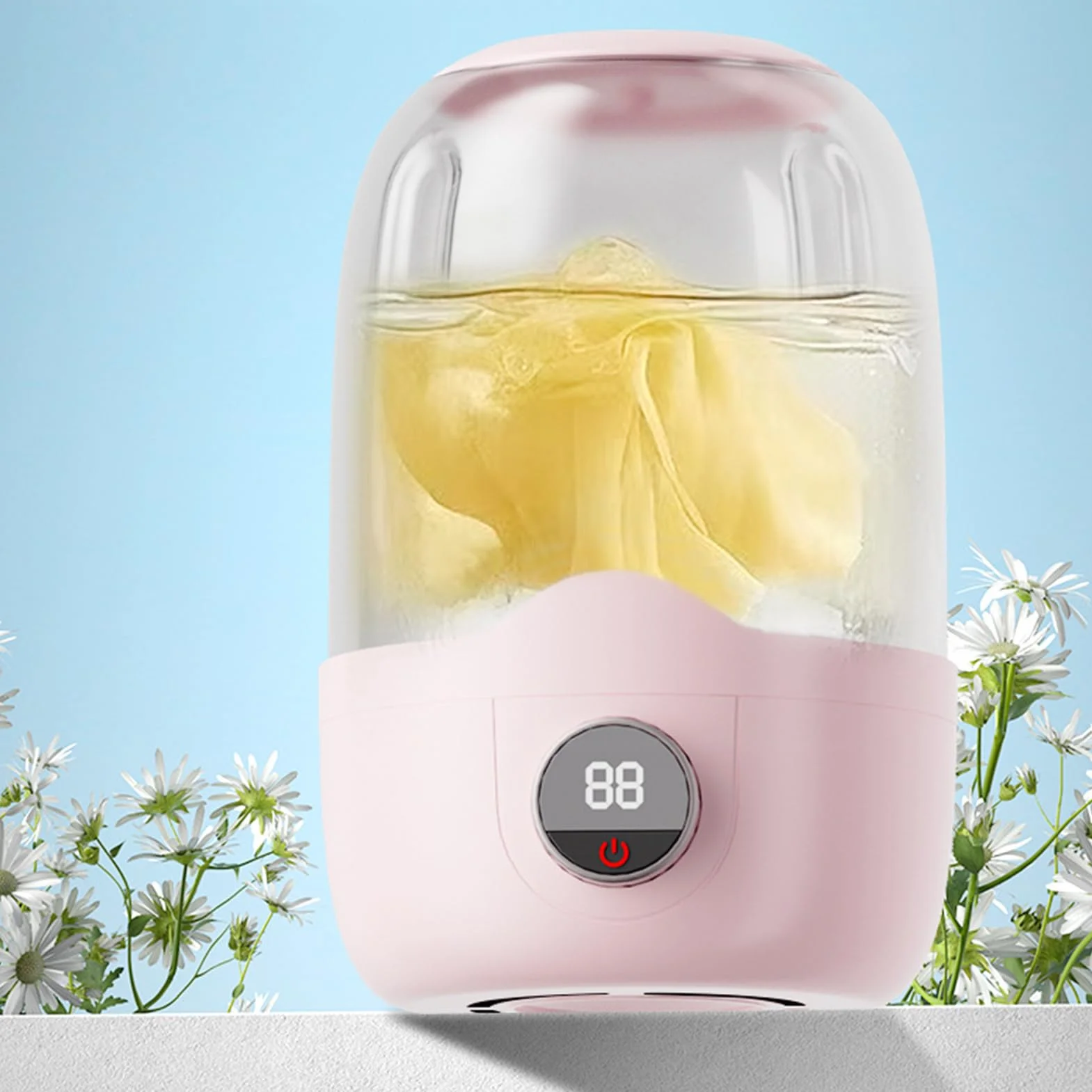 Pralka podróżna | Mini myjka do czyszczenia bielizny – automatyczne narzędzie do czyszczenia kubków na pranie do akademików, mieszkań kempingowych, małych przestrzeni, podróży