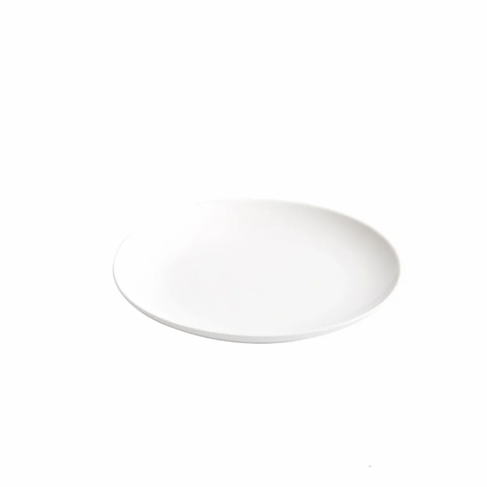 Talerze Obiadowe Białe ceramiczne talerze obiadowe, okrągłe talerze śniadaniowe i deserowe do steków(8inch)