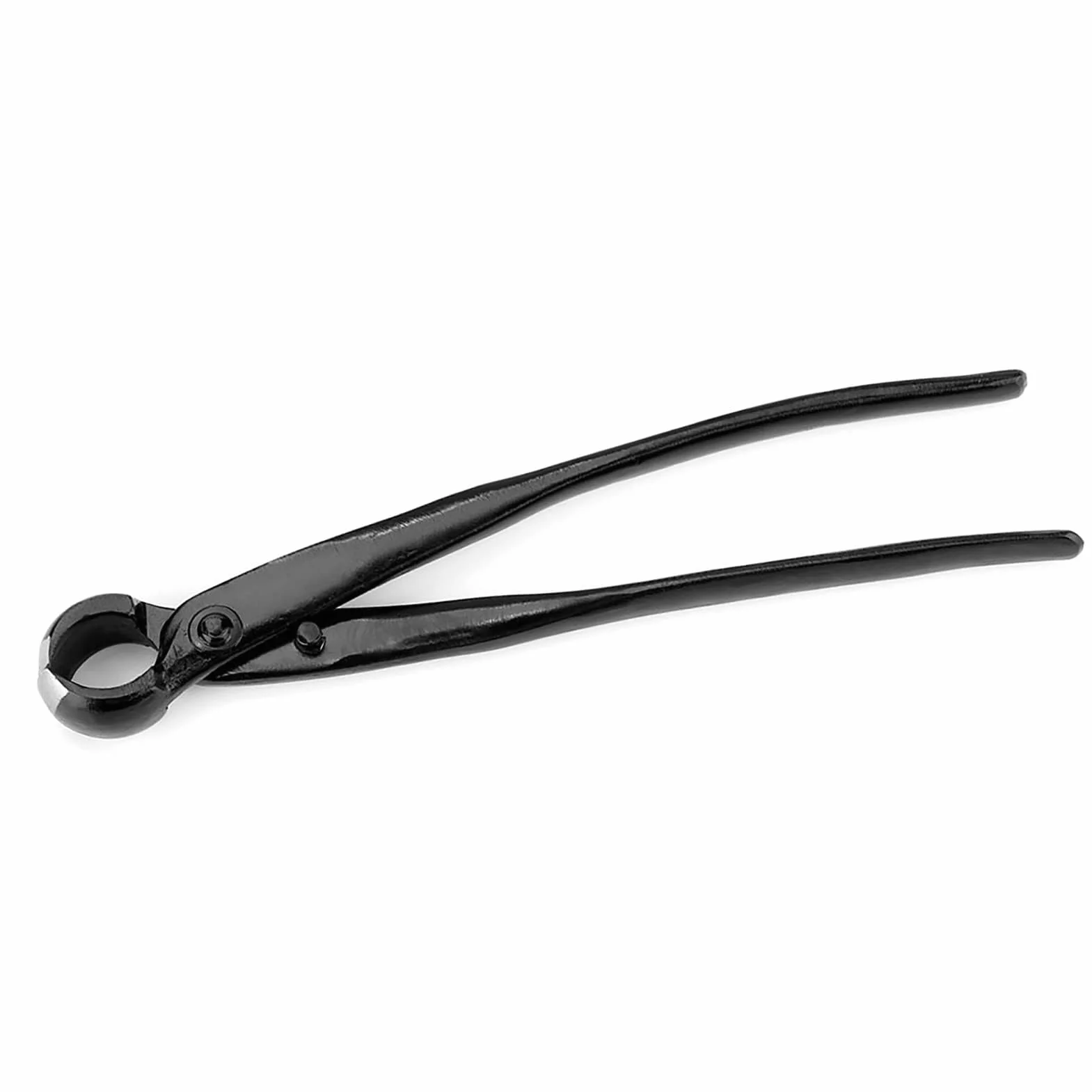 Zerodis Bonsai Bud Tong Bonsai Tool Gardening Cutter Tool For Bonsai Garden Professional Manganese Steel Alloy Professional Round Edge (Black)