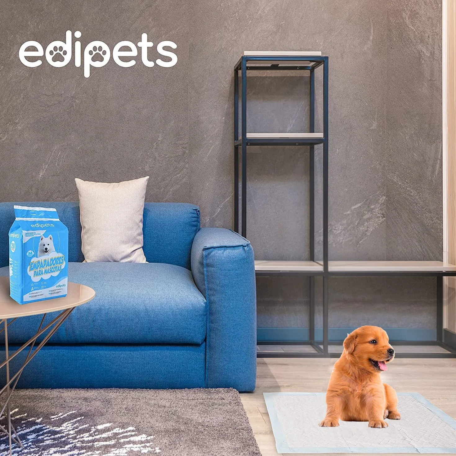 Edipets Podkładki dla psów 45x60 cm 40 sztuk jednorazowe maty higieniczne chłonne odporne na wycieki