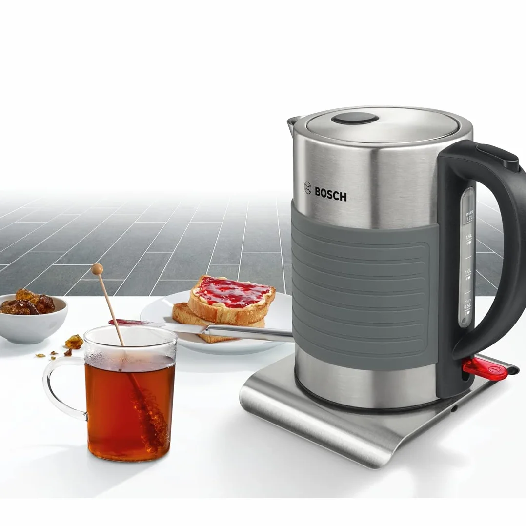 Bosch Hausgeräte Czajnik Elektryczny, Szary/Stalowy, 1,7 l
