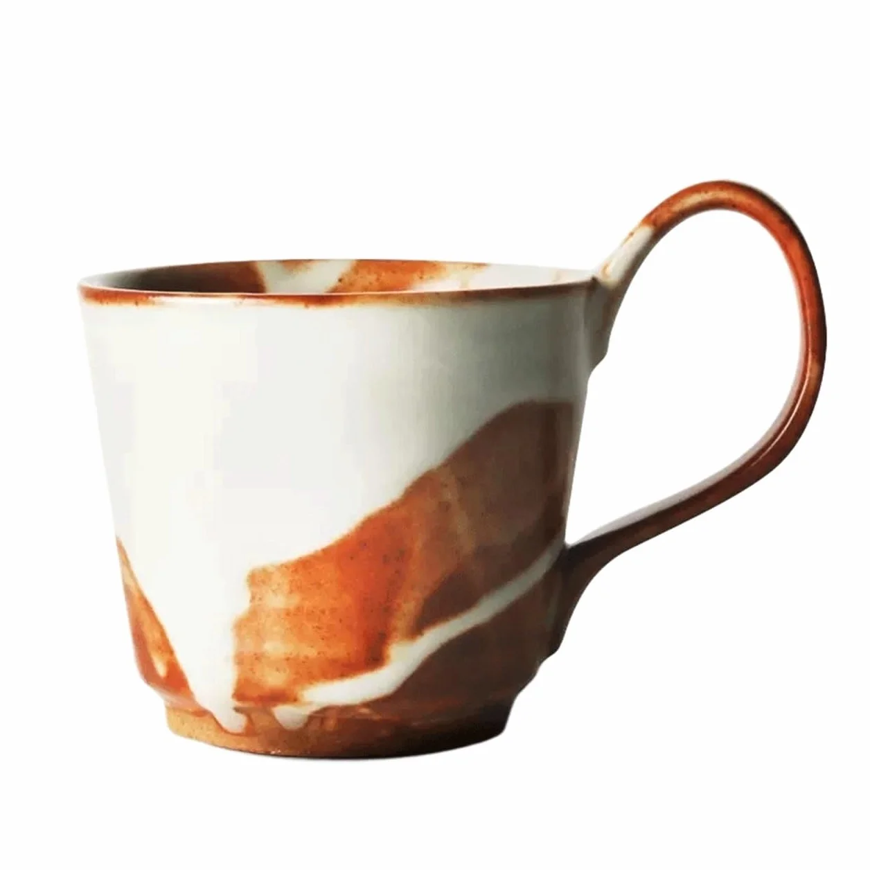 Wykwintny ceramiczny zestaw filiżanek do kawy i spodków prosty latte popołudniowa herbata biuro kreatywna woda (wielokolorowy)