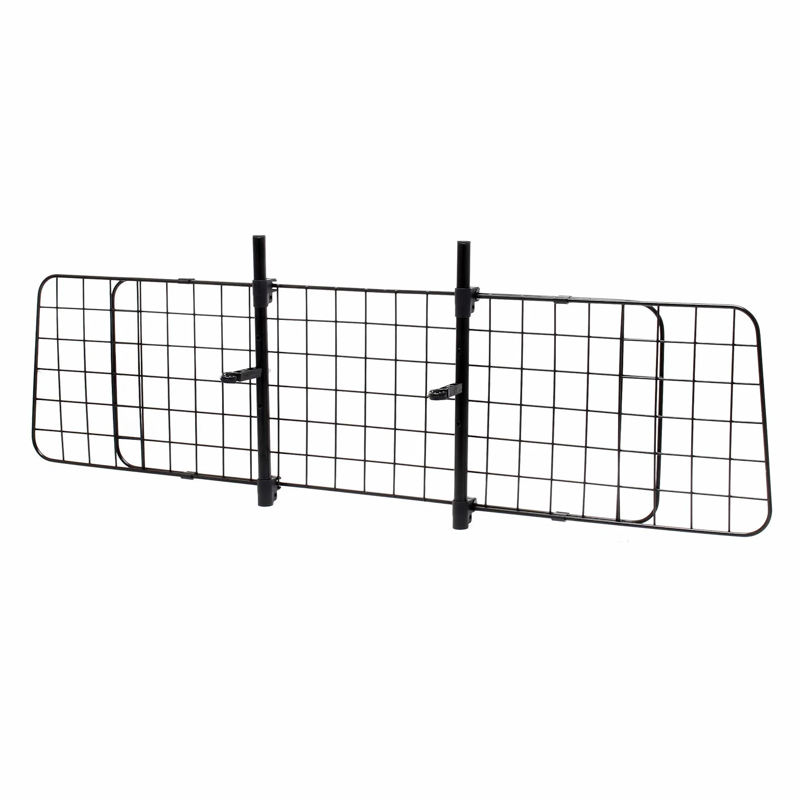 Wiltec Kratka dla psa do samochodu, model D, wysokość 40 cm, regulowana szerokość 118-129 cm, kratka działowa, uniwersalne zastosowanie do bagażnika
