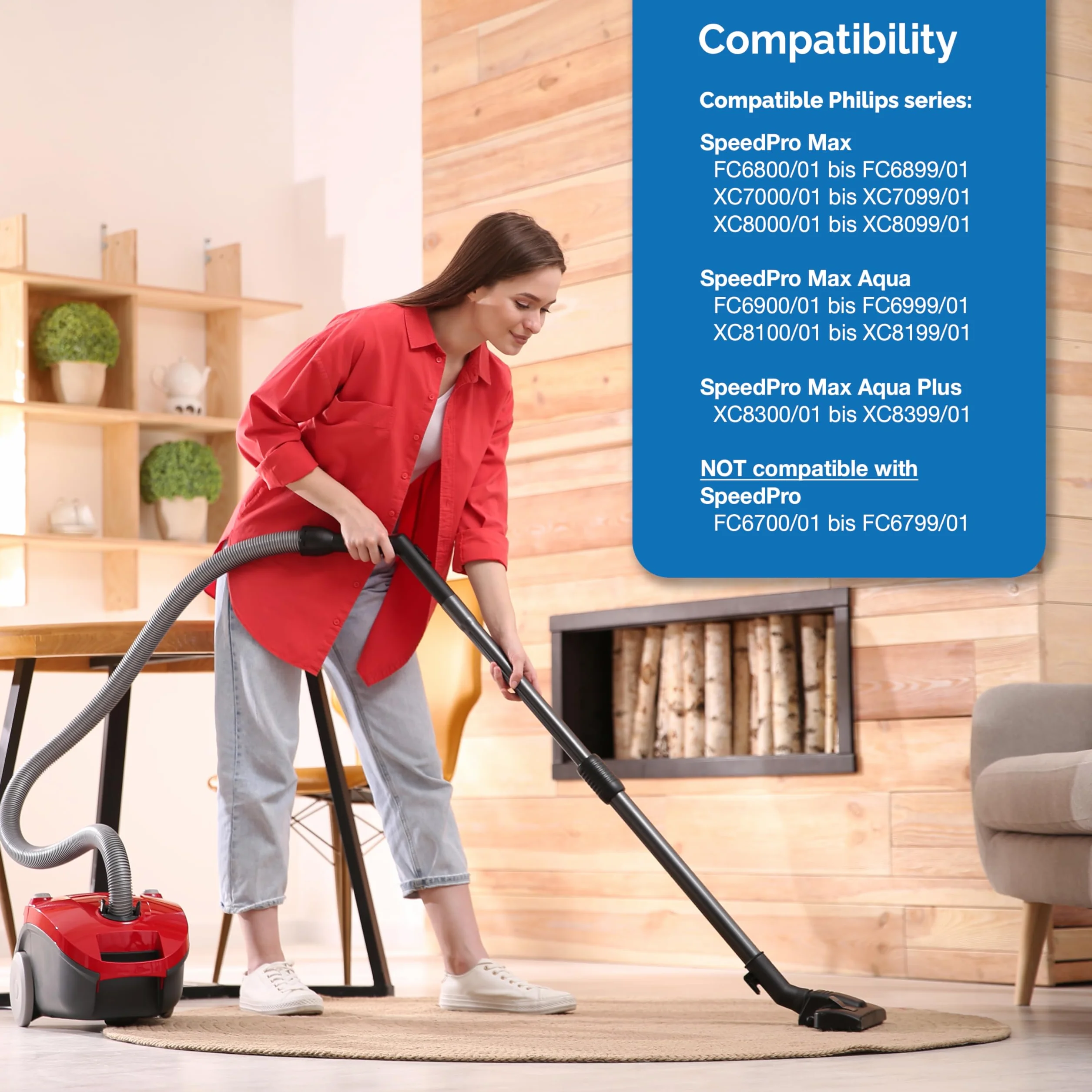 [Specjalny] 3 filtry do odkurzacza Philips [SpeedPro Max, 7000 i seria 8000] – 3 filtry pianowe/wkładane dla alergików przeciwko drobnemu pyłowi [FC6723 XC8147 XC7042] specjalna specjalna