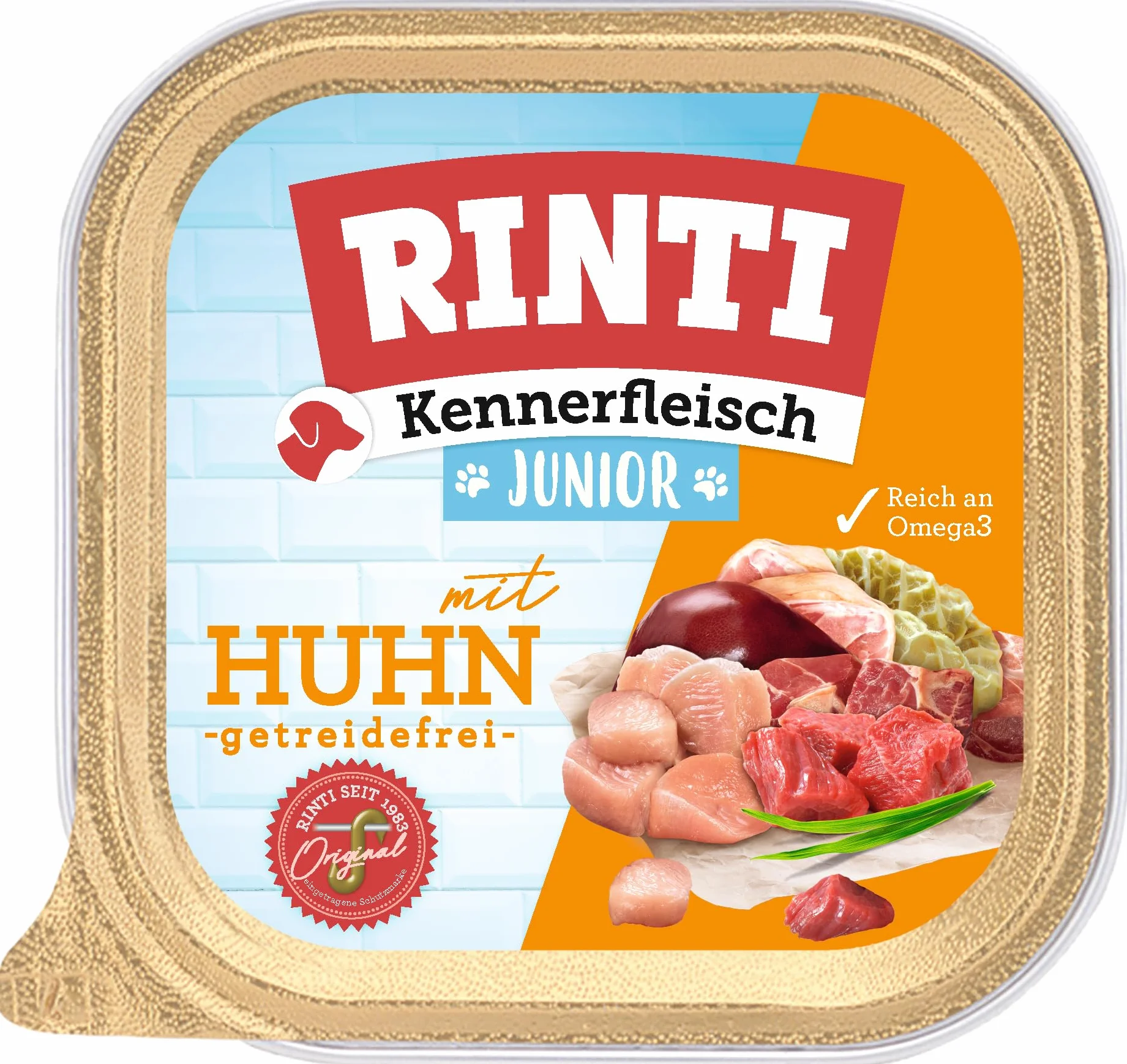 RINTI Mięso znawcy | Junior z kurczakiem | 9 x 300 g
