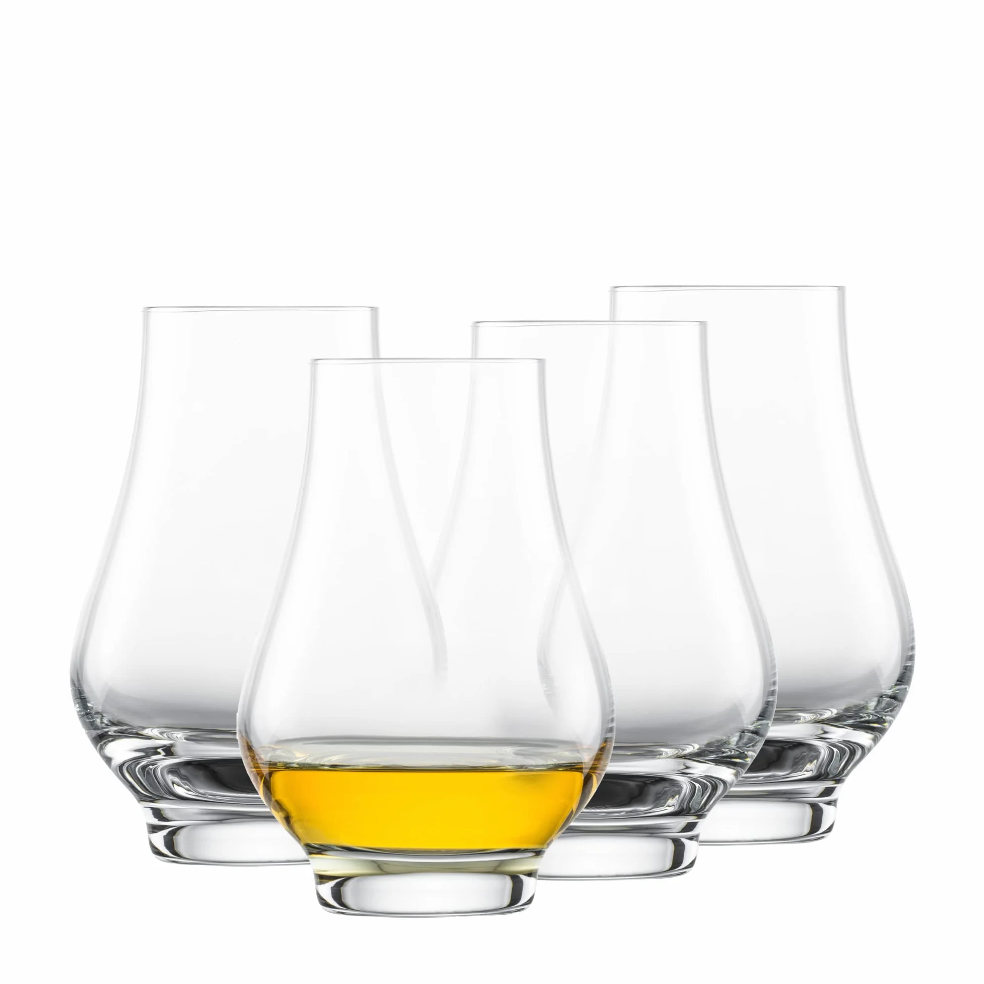 SCHOTT ZWIESEL Whisky Nosing Tumbler Bar Special (zestaw 4 szt.), specjalne szklanki do whisky, nadają się do mycia w zmywarce, Made in Germany (nr art. 130000)