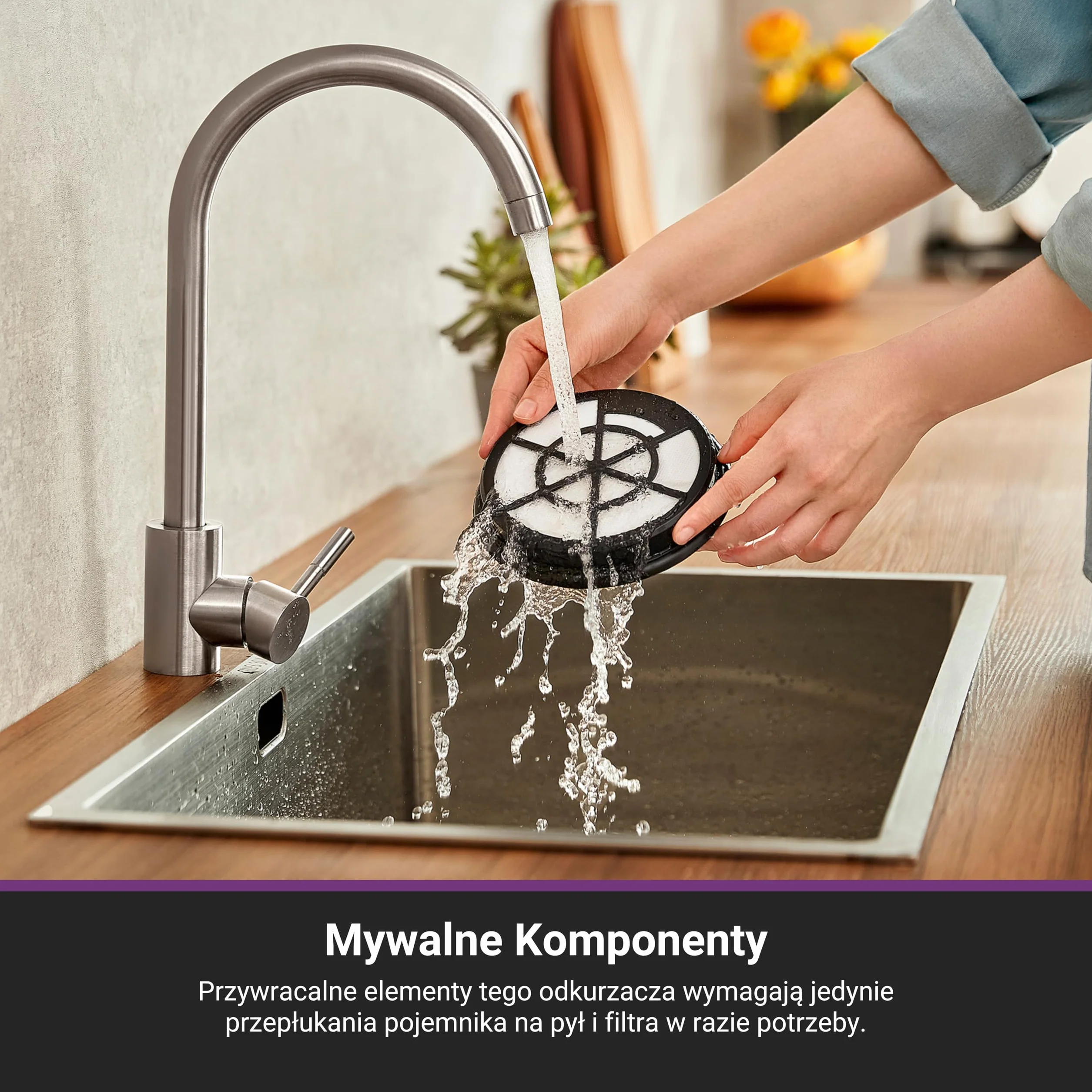 Eureka WhirlWind odkurzacz bezworkowy mocny, kompaktowy i lekki, do podłóg twardych i dywanów, filtr HEPA, promień działania 8 m, 700 W, 1,5 l, niebieski
