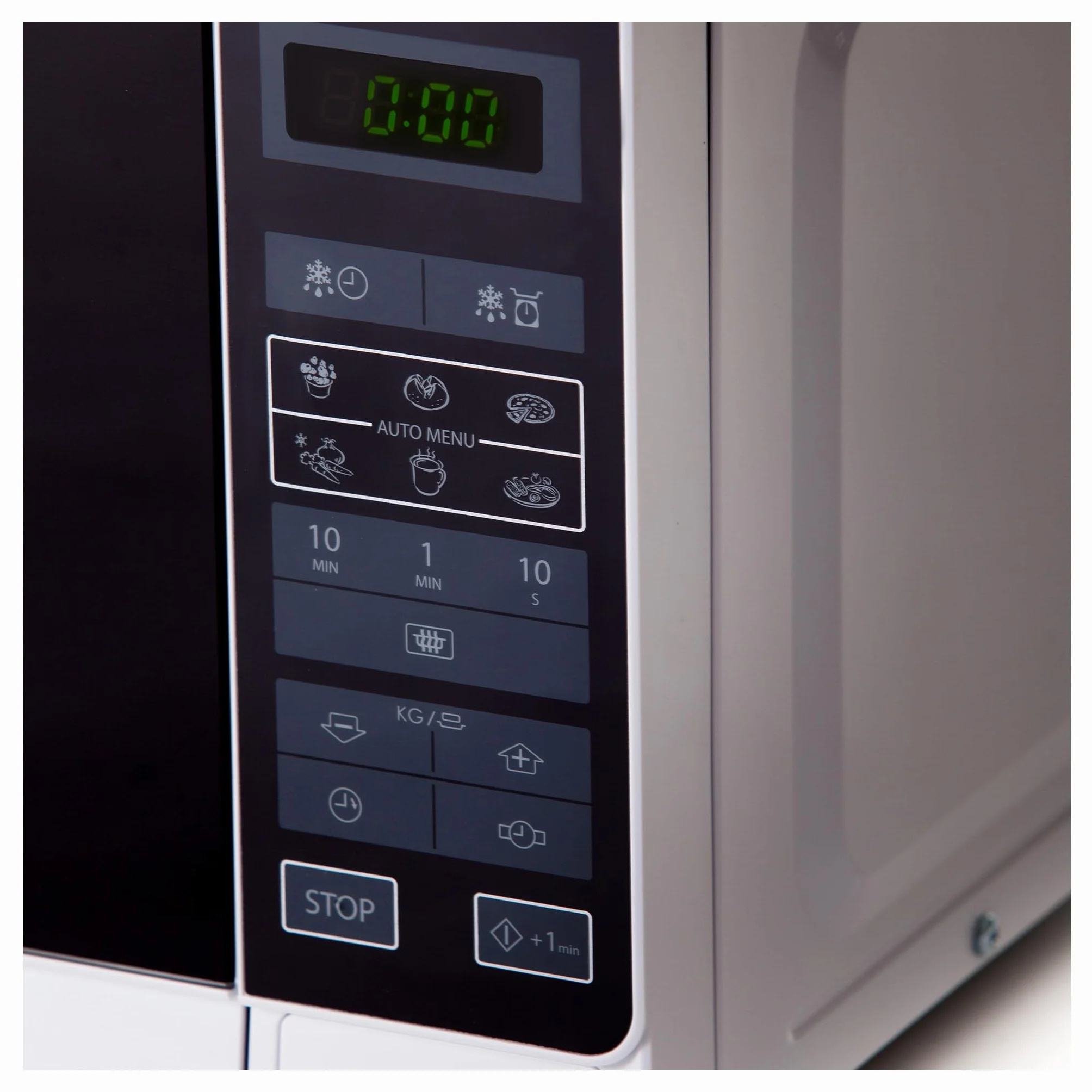 Sharp R-242 INW Mikrofalówka 20L, sterowanie dotykowe, 800W, 800 W, 20 litrów, Acier