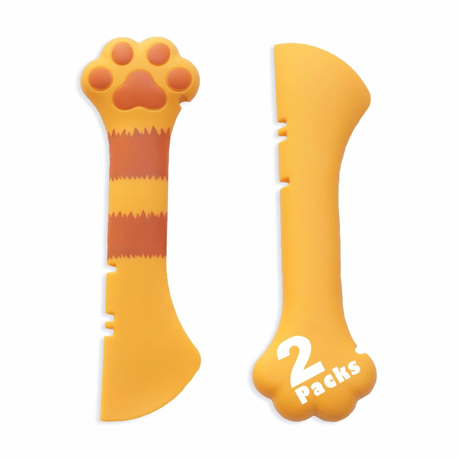 Meow&Woof Łyżka do mokrej karmy dla kotów, mini szpatułka do puszek dla zwierząt domowych, bez BPA, małe szklanki, łatwy do czyszczenia skrobak do puszek na karmę dla psów (2 łyżki)