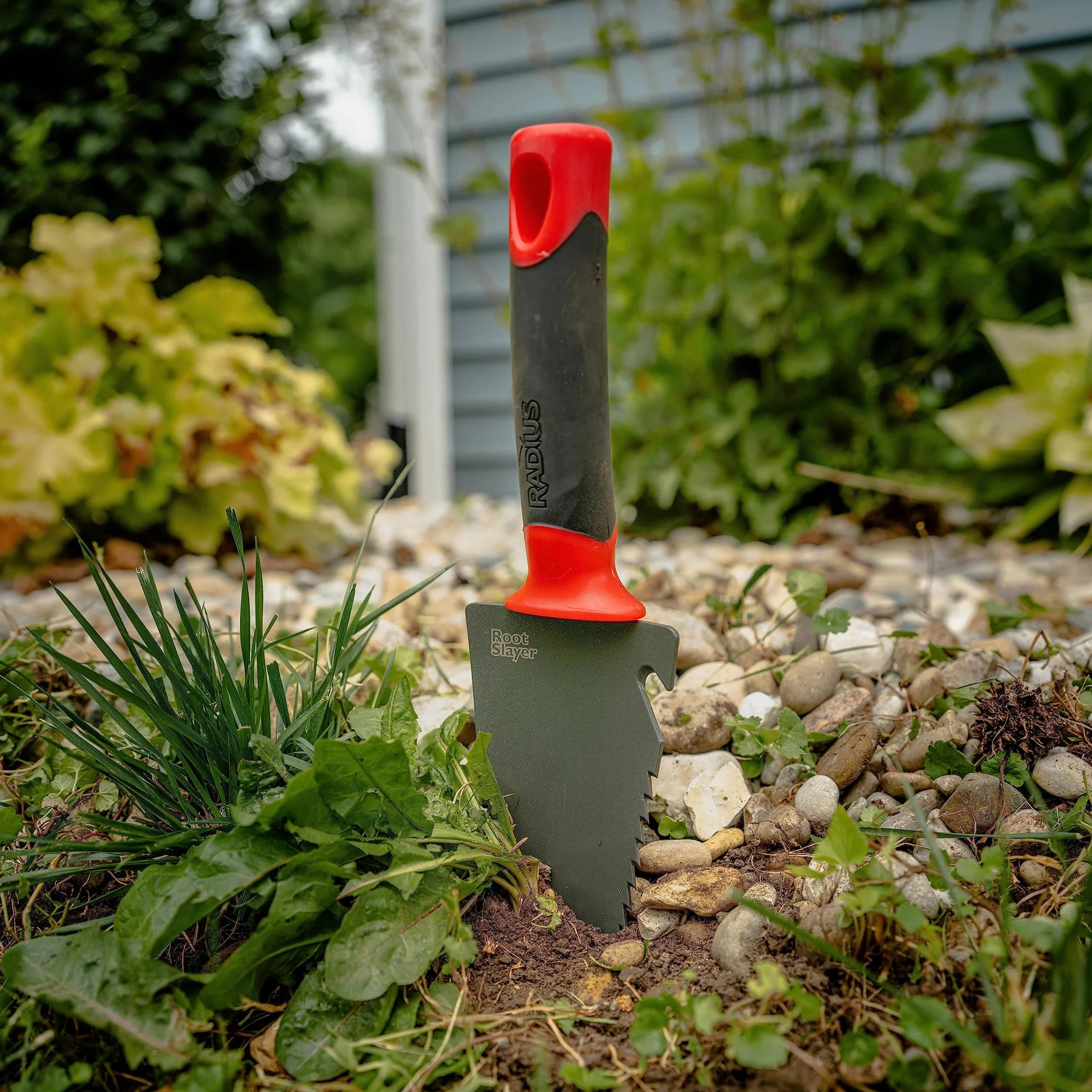 Radius Garden Root Slayer Carbon stalowa łopatka ręczna, czerwona, rowel