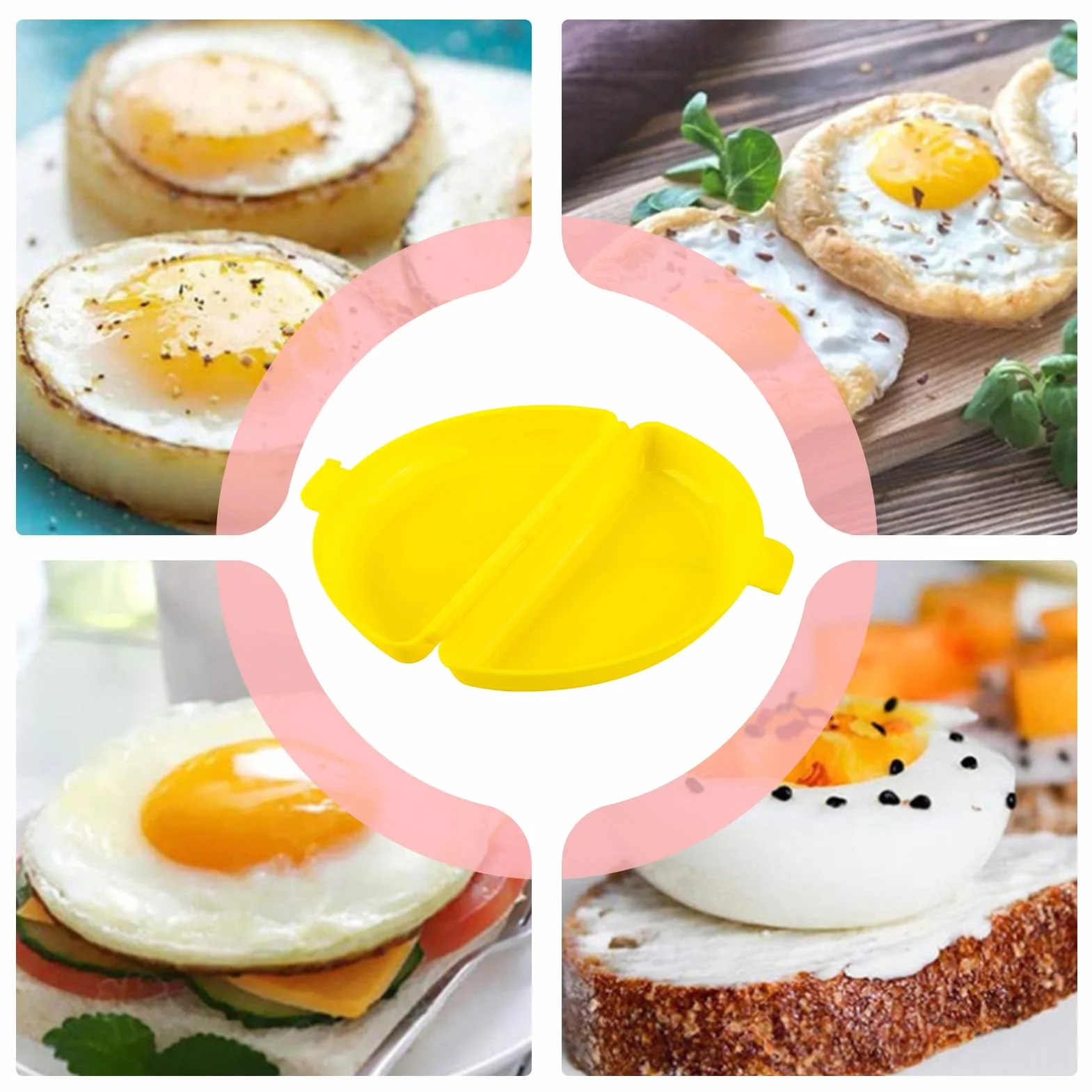 Microwave Egg Cooker - Portable Omelette Pan with Lid | Steam Eggs Quickly for Breakfast, Kitchen Gadget for Microwaves Ovens, Easy Egg Poacher, Fast and Healthy Meals, Compact and Convenient