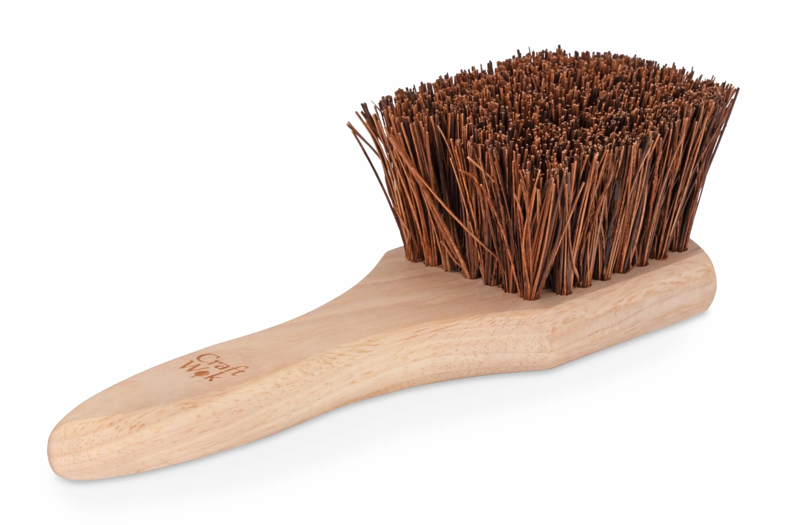 Craft Wok Drewniana kwadratowa szczotka do czyszczenia woka/szorująca / 732W8-F