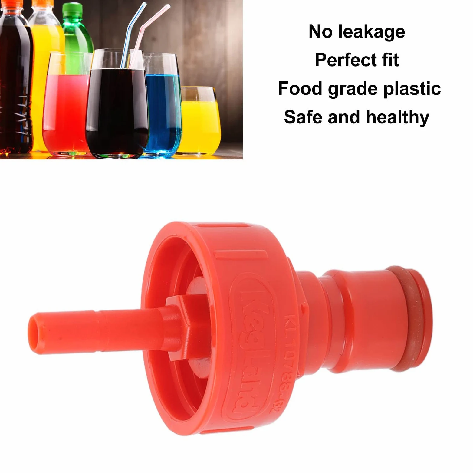 Napełniacz do Butelek PET do Napełniania karbonatą Food Grade G1 / 4 Typ Lock Ball Nakrętka do Nasycania Dwutlenkiem Węgla do Restauracji