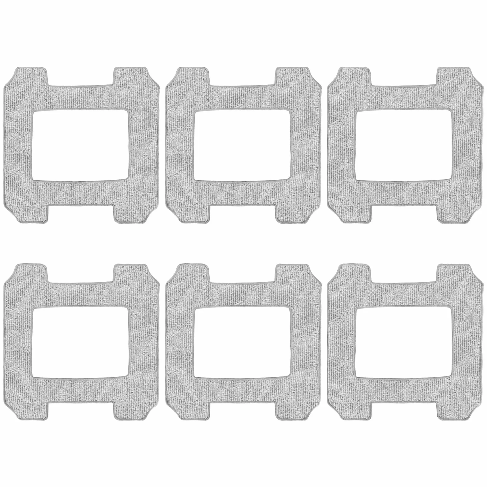 6 sztuk ściereczek do czyszczenia części zamienne do ECOVACS WINBOT W2 Omni / W2 / W1 Pro / W1 robot do mycia okien, pralne podkładki czyszczące z mikrofibry, ściereczka zamienna, części zamienne do