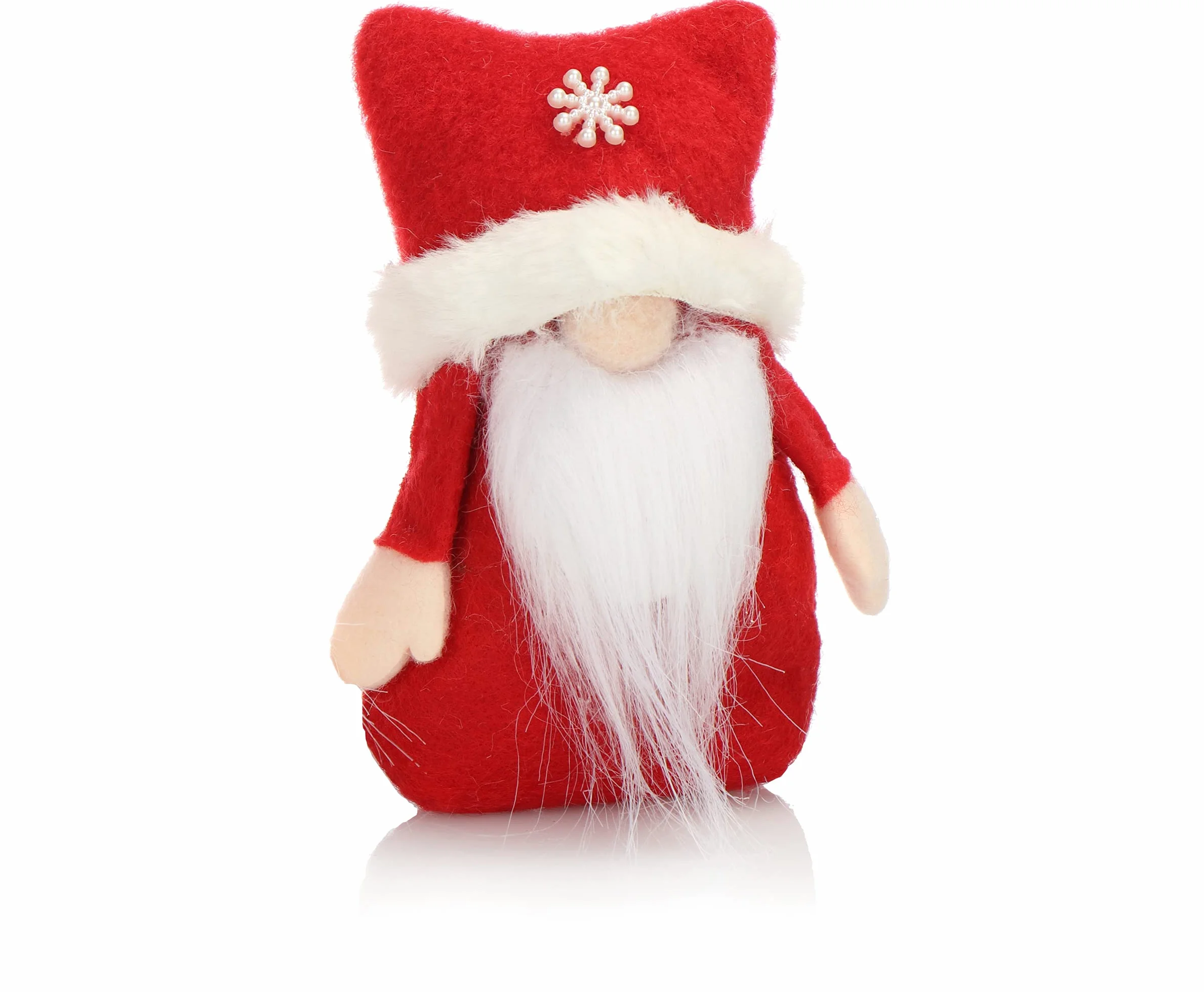 COM-FOUR® 2x Premium para gnomów swiatecznych rozmiar S do dekoracji swiatecznej, artykuly dekoracji zimowej