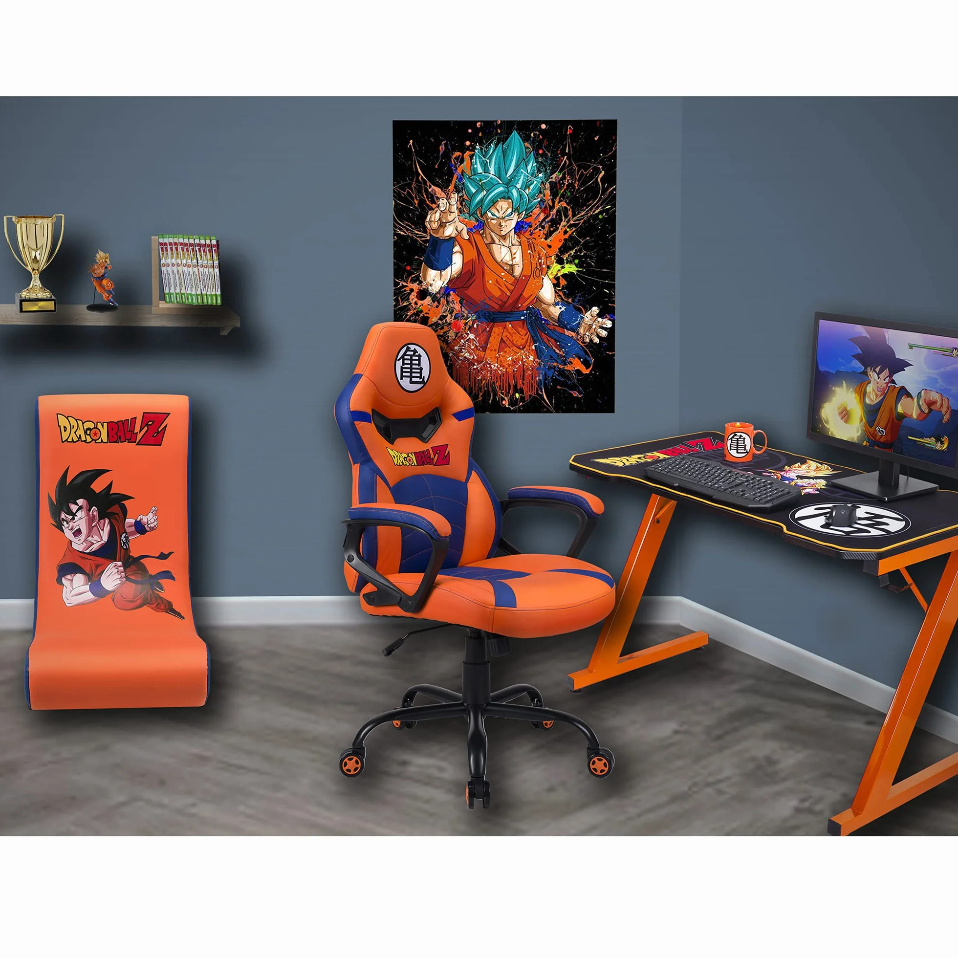 DBZ - Dragon Ball Z - Krzesło dla juniora - Krzesło biurowe do gier szczęścia - Oficjalna licencja