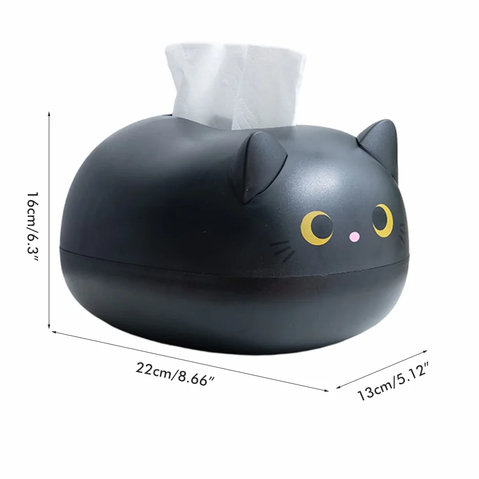 etui na chusteczki kot 22x16x13cm kawaii kot etui na chusteczki łazienka, salon, sypialnia, samochód i biuro
