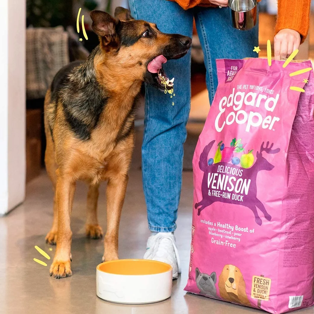 Edgard Cooper Karma dla psów bez zbóż 12 kg sarna i kaczka naturalna hipoalergiczna
