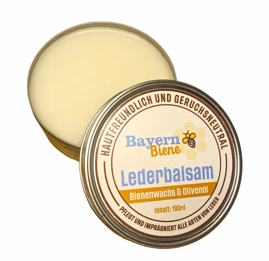 Balsam do skóry z woskiem pszczelim i oliwą z oliwek 190ml Pielęgnacja skóry do butów, pasków, siodeł