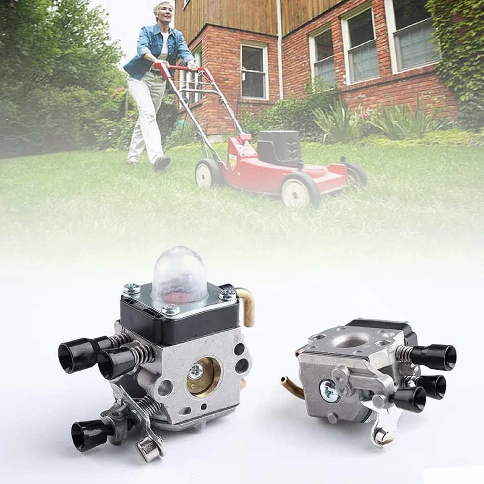 Zestaw gaźnika do Stihl FS38 FS45 FS46 FS55 FS74 FS75 FS80 FS85 HL45 HL75 HS70 HS74 KM55 KM55R kosiarka, gaźnik z zestawem przewodu paliwowego, zamiennik filtra powietrza