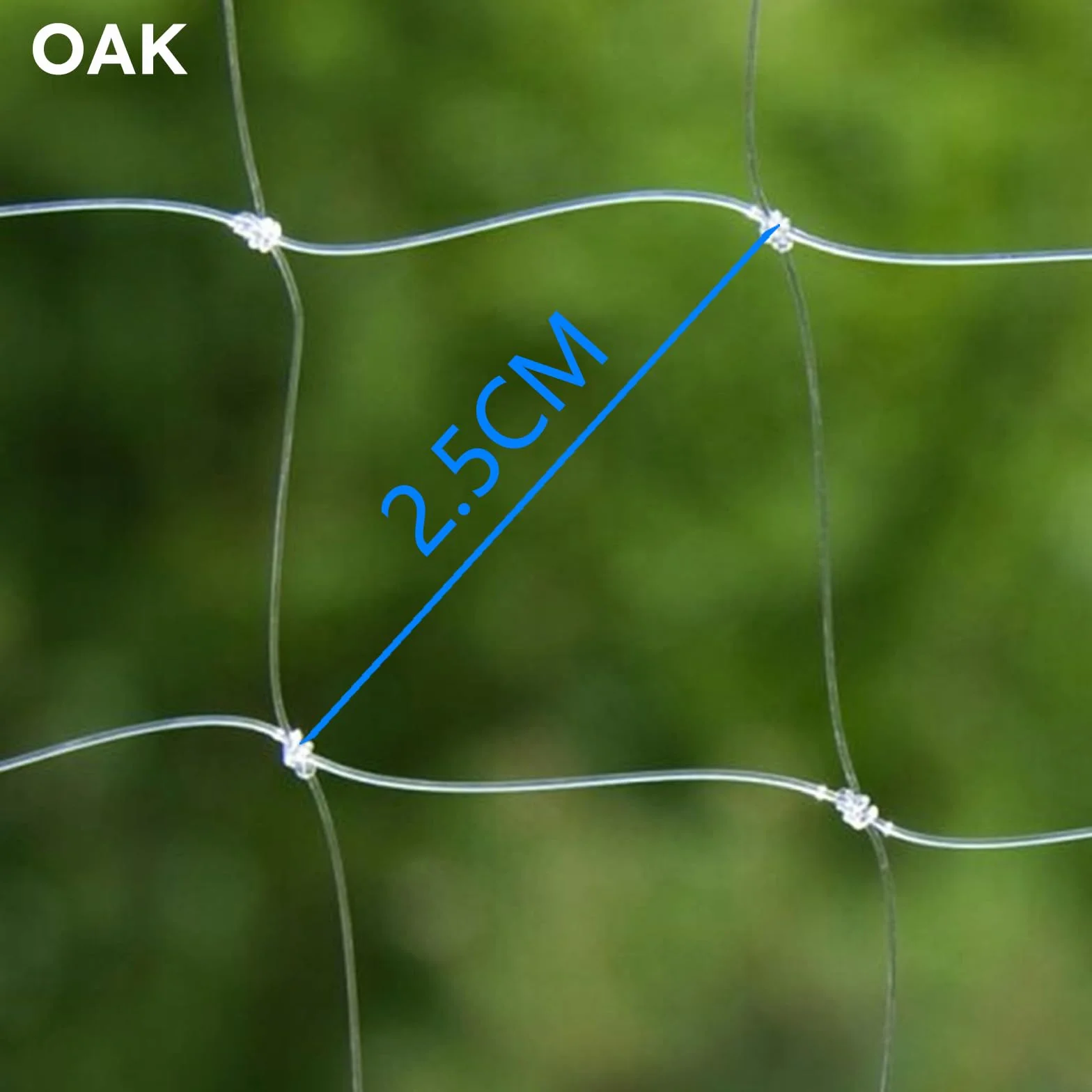 OAK Siatka ochronna dla kotów na balkon i okna – z wytrzymałego nylonu – bez wiercenia – na balkon – 10 x 10 m – przezroczysta – 10 x 10 m