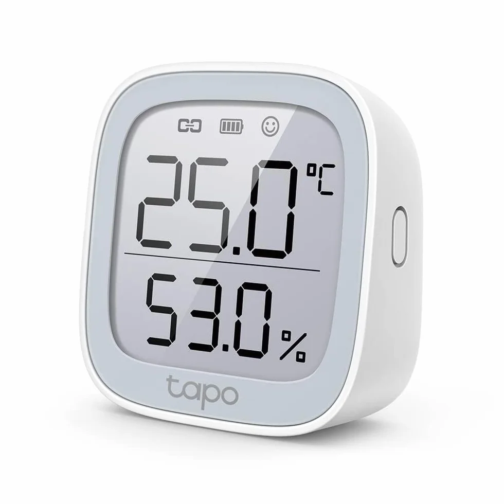 TP-Link Tapo T315 | Inteligentny czujnik temperatury i wilgotności z wyświetlaczem | Ekran e-ink | Powiadomienia | Historia danych w aplikacji Tapo