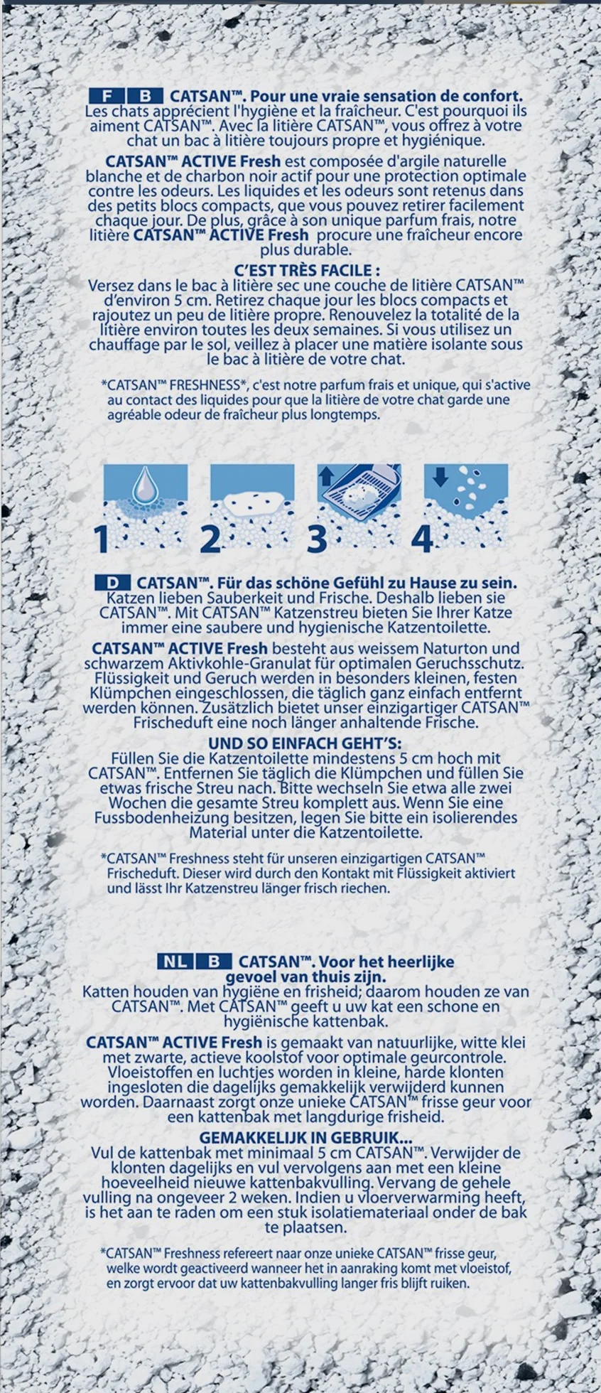 Catsan Active Fresh Żwirek dla Kota, 5 l