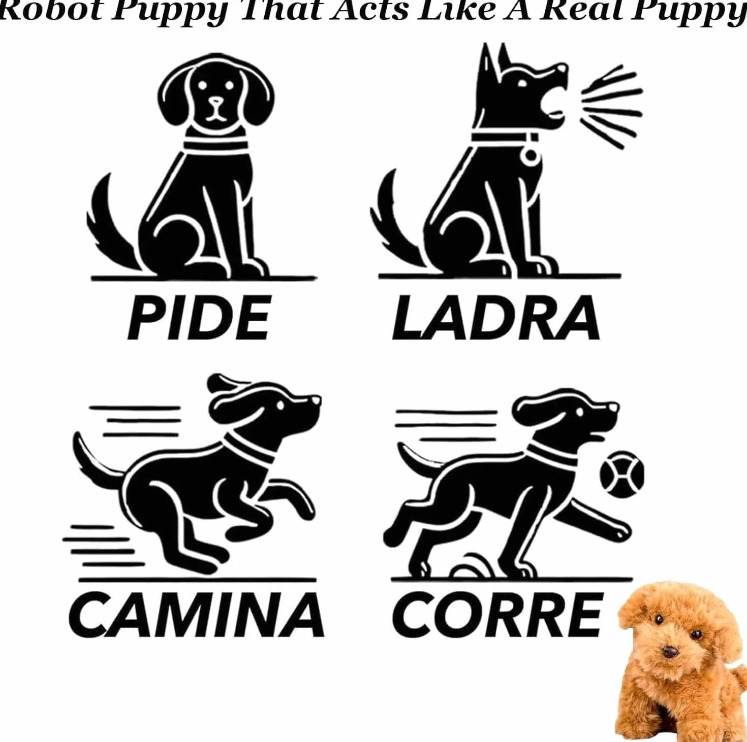 2025 Nowy Pies Robot, Robot Szczeniak, Który Zachowuje Się Jak Prawdziwy Szczeniak, Nicoo - My Realistic Robotic Puppy, Nico Dog Robot Dla Dorosłych, Ai Nico Robot Dog - Walking, Barking