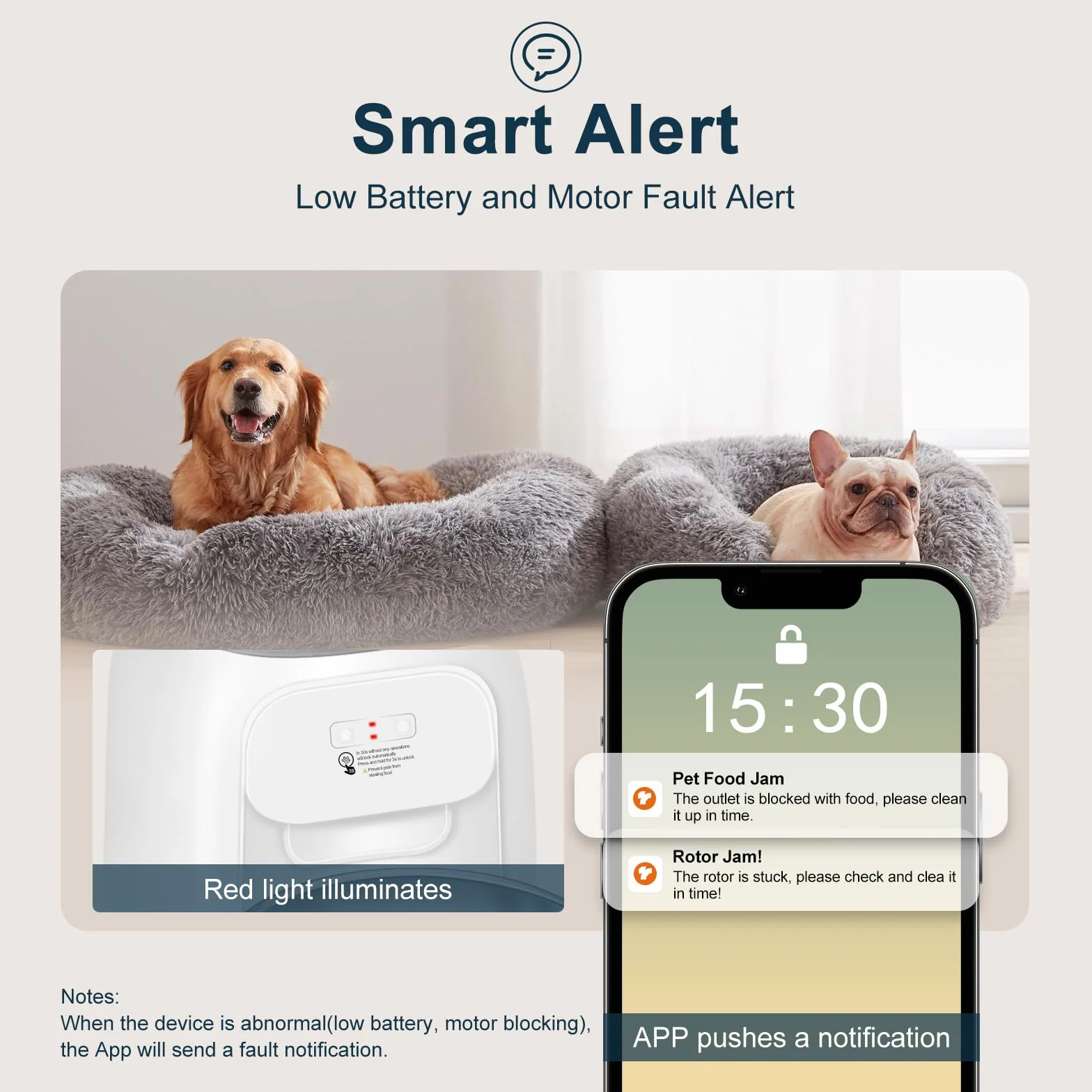 EUGAD Dozownik automatycznych karm dla kotów, 2,4 GHz, WiFi, 4 l, automatyczna miska dla kotów i psów, podłączona przez aplikację iOS/Android, podwójne zasilanie 1–10 posiłków/dzień, biały i szary