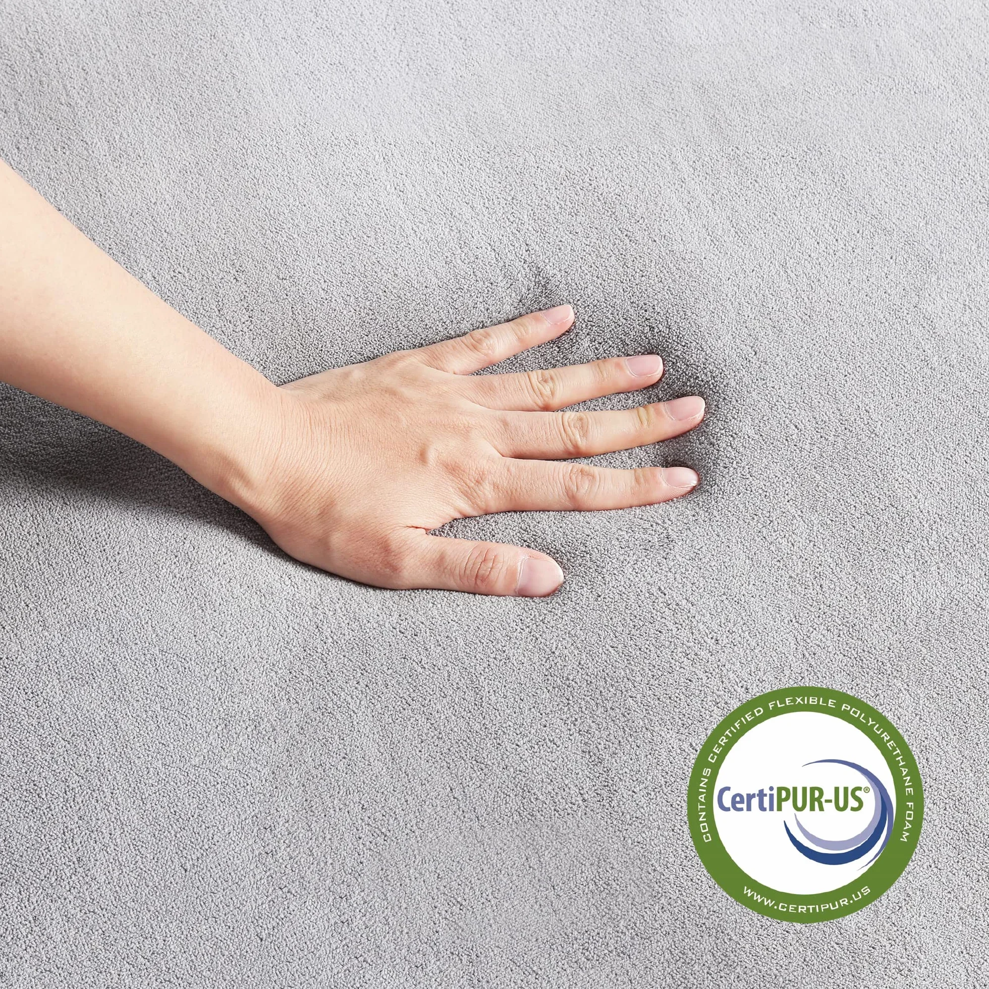 Olee Sleep Materac na łóżko Wedge poduszka (kolor beżowy, pianka z pamięcią kształtu, Twin