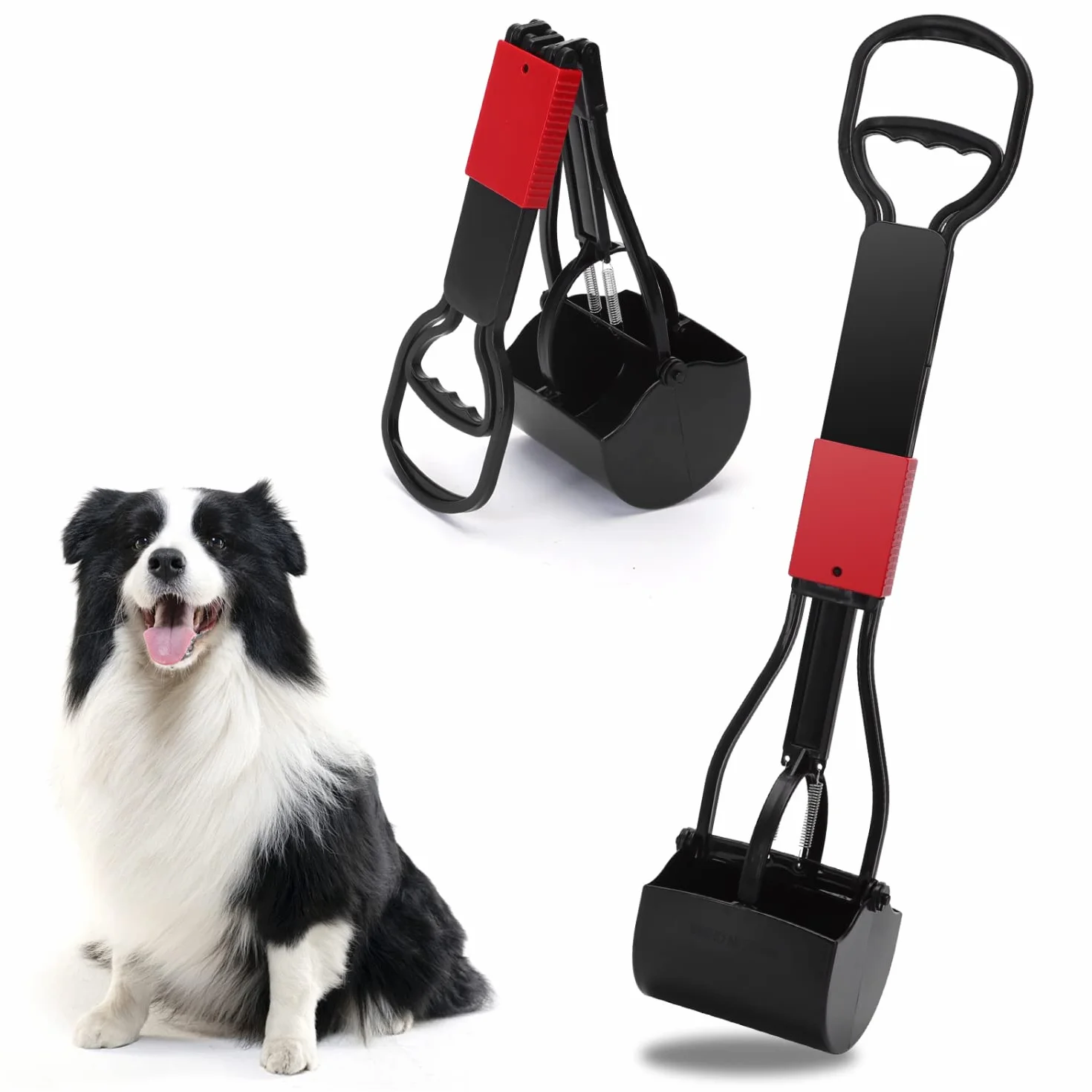 Nobleza Dog Poop Scooper, 66cm Long Składana łopatka do psich odchodów do ogrodu na zewnątrz/wewnątrz, psy, odchody zwierząt