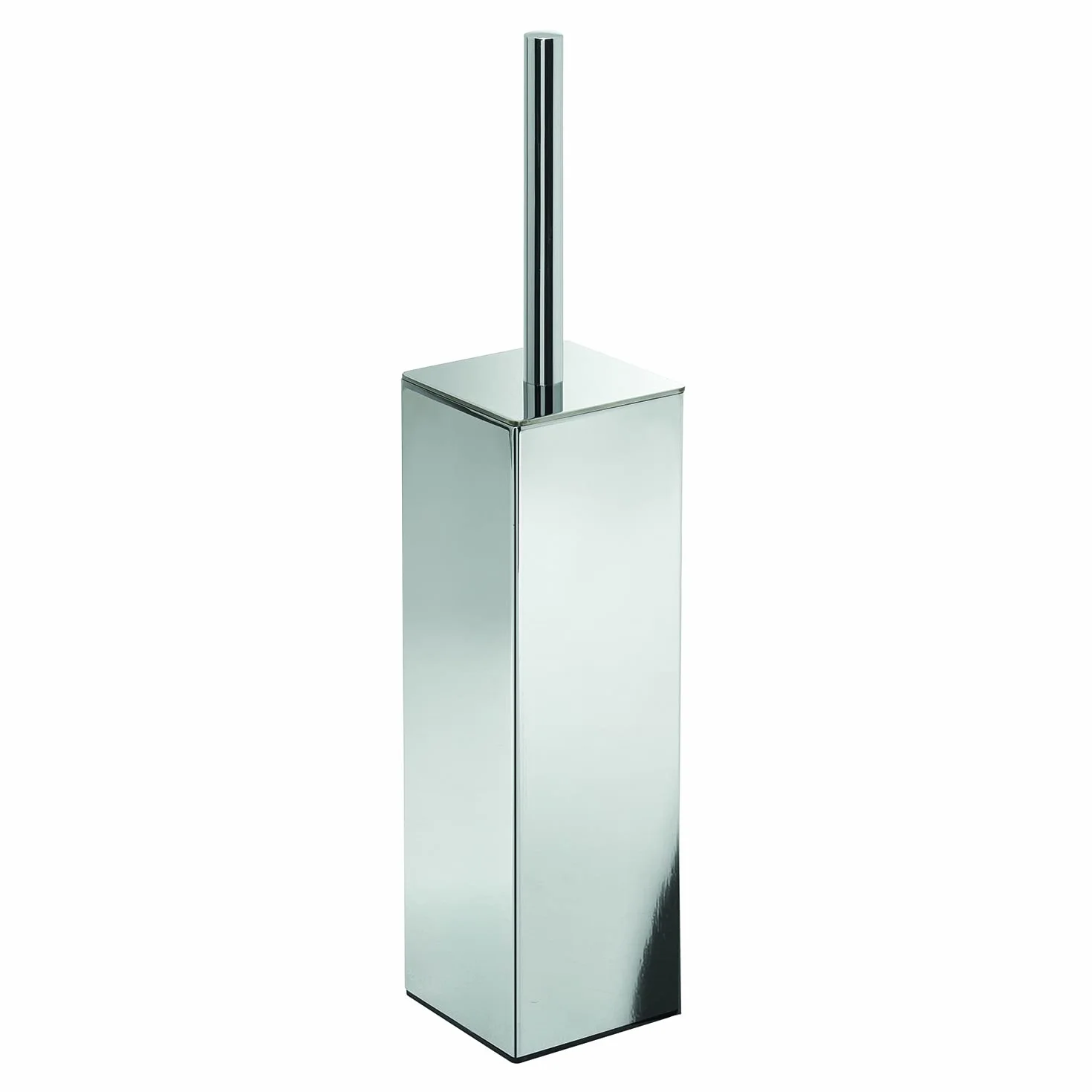 Gedy Odyseusz Chromowany, Wymiary i waga: 39,7X8,1X8,1 CM & 1,56 kg, Szczotka WC wykonana z mosiądzu, Szczotka łazienkowa Projekt R &D, 2 lata Gwarancji, Unikalna