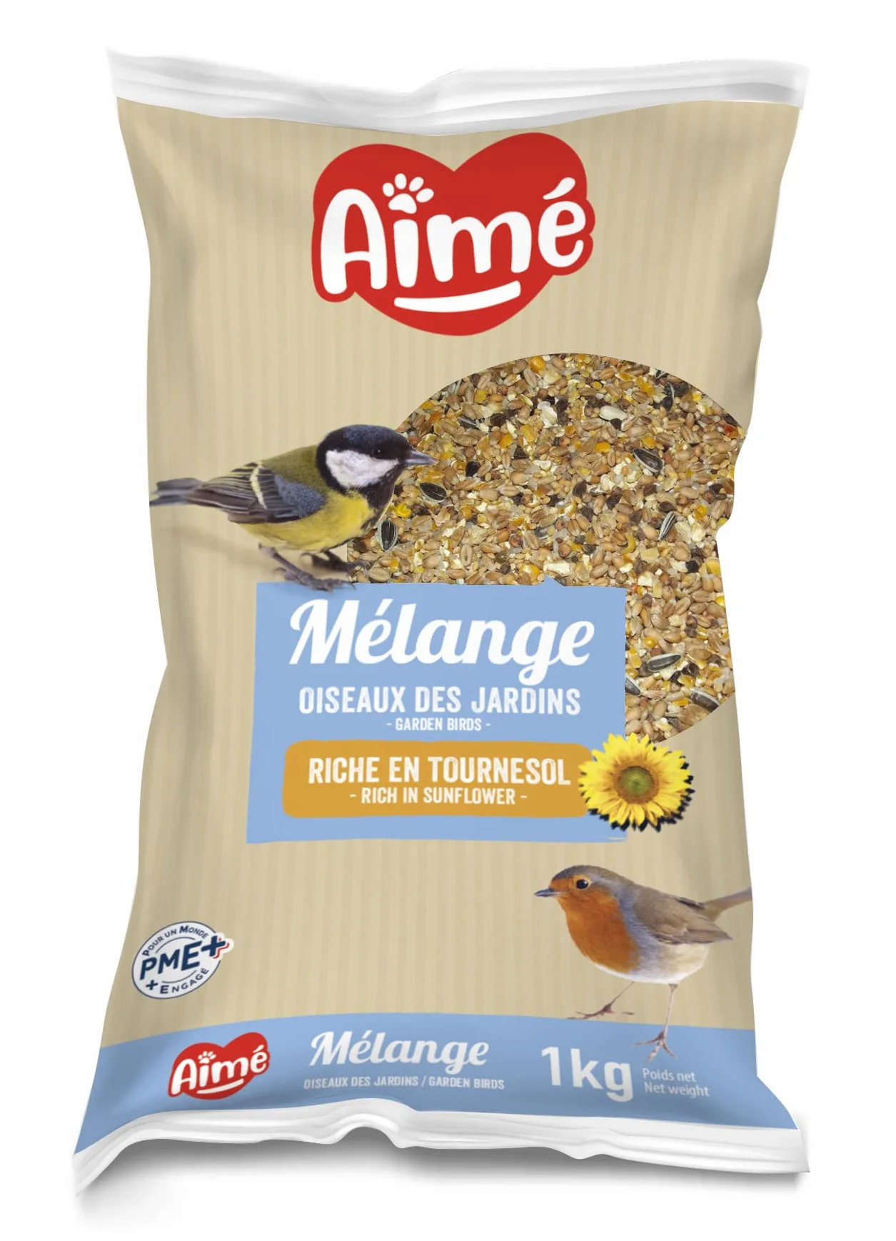 Aimé Love Bird Food, mieszanka nasion dla ptaków 1 kg