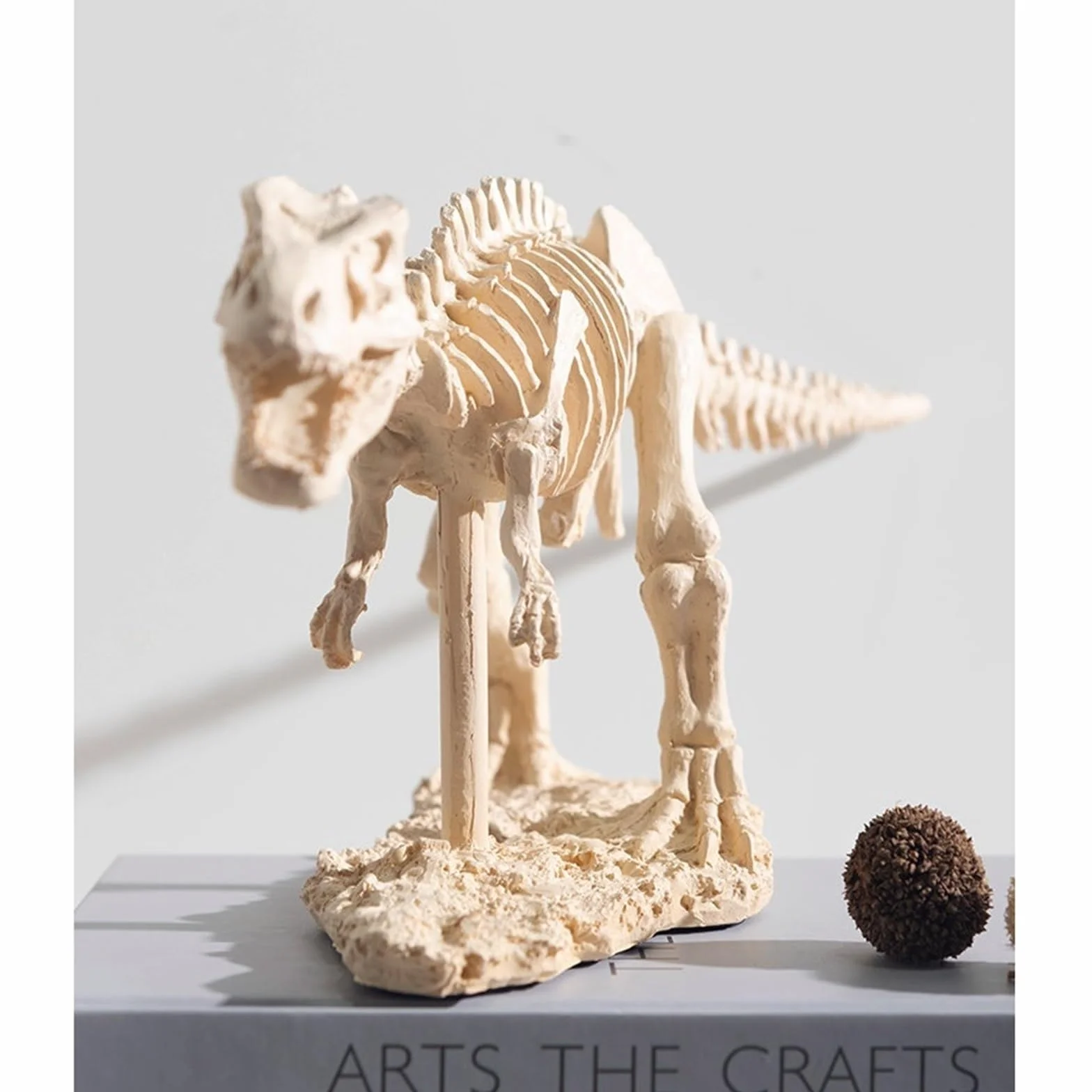 Dekoracje Stołu Realistyczna rzeźba szkieletu Tyrannosaurus Rex żywica dinozaur skamielina wystrój edukacyjna figurka kolekcjonerska Statua Sztuki