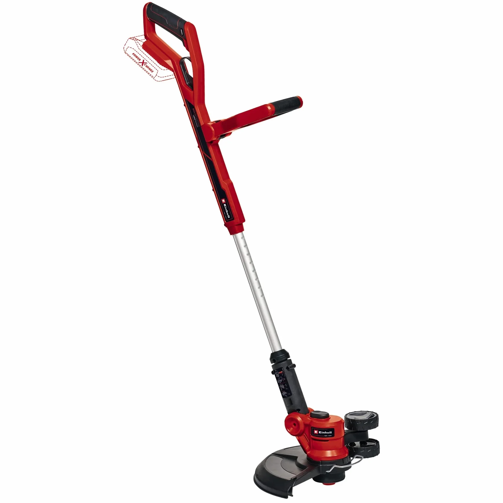 Einhell Podkaszarka akumulatorowa GE-CT 18/30 Li-Solo Power X-Change (Li-ion, 18 V, szerokość cięcia 30 cm, obrotowa i odchylana głowica silnika 90°, szpulka żyłki, bez akumulatora i ładowarki)