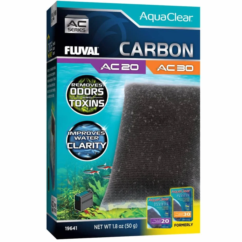 Fluval Charge Active Carbon for Filter Plecak AquaClear AC20/30,1 pc