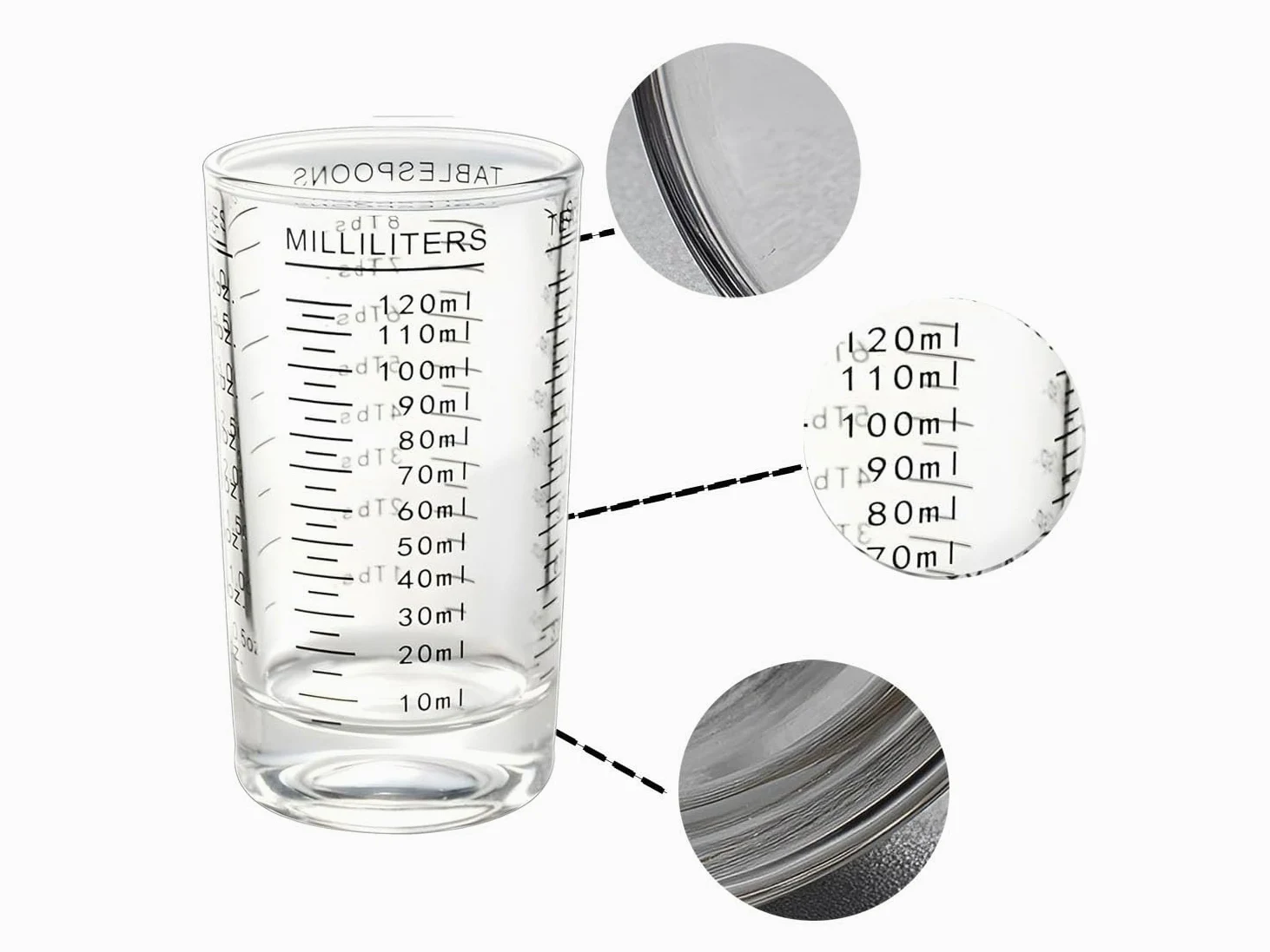 2 kubki z miarką do koktajli, 120 ml, akcesoria do koktajli, małe kubki z miarką, szklanki do tequili, szklanki do shotów, do kuchni, na imprezę, do baru, tequili, wódki, kawy (czarny, czerwony)