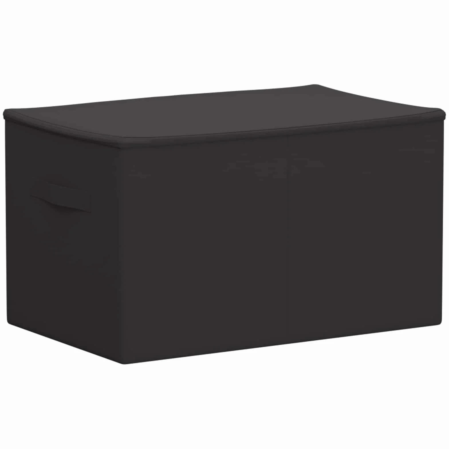 Pudełko do przechowywania, zestaw 24 sztuk, antracytowe, z włókniny, 55 x 35 x 32 cm, składane, z 2 półkami, do szafy, regału, kosza, organizacji w salonie, gospodarstwie domowym