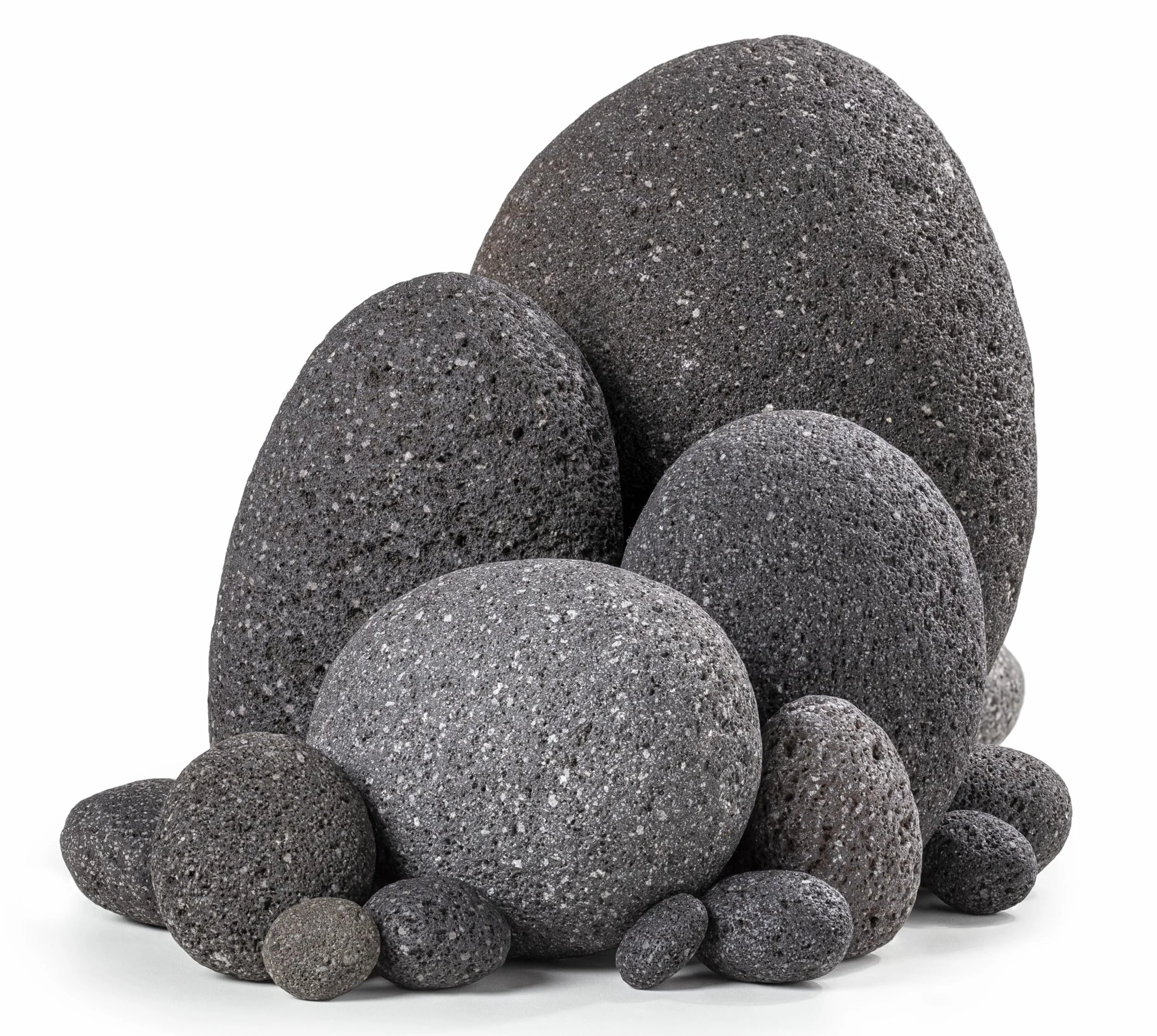 ARKA mySCAPE-LAVA PEBBLES Kamienie do aquascapingu 10-200 mm 10 kg