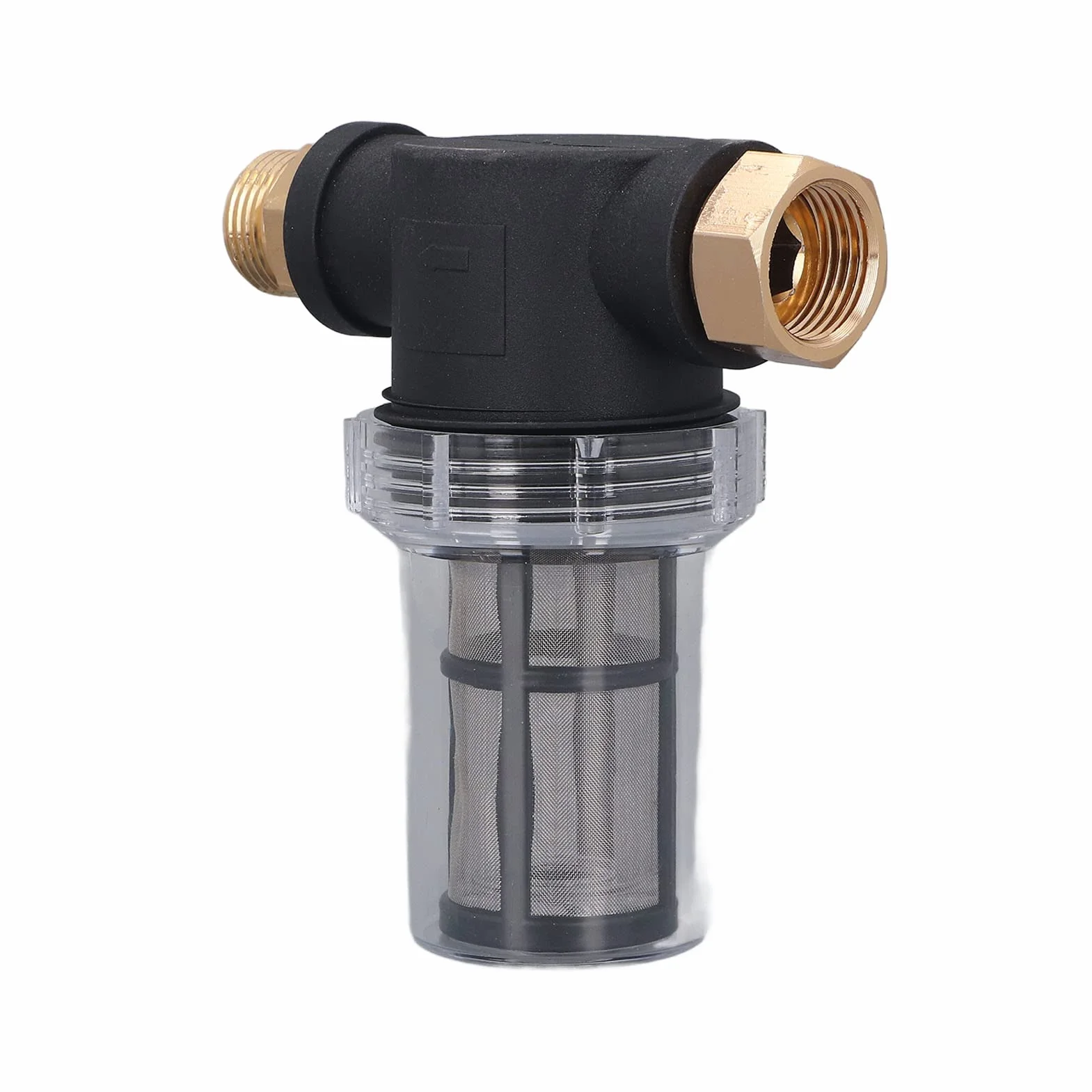 Filtr węża ogrodowego, filtr wstępny do pomp ogrodowych i domowych wodociągów 3/4", filtr do wody w dół, filtr do wody z pompą wodną, wąż do nawadniania ogrodu, stawu ogrodowego, basenu