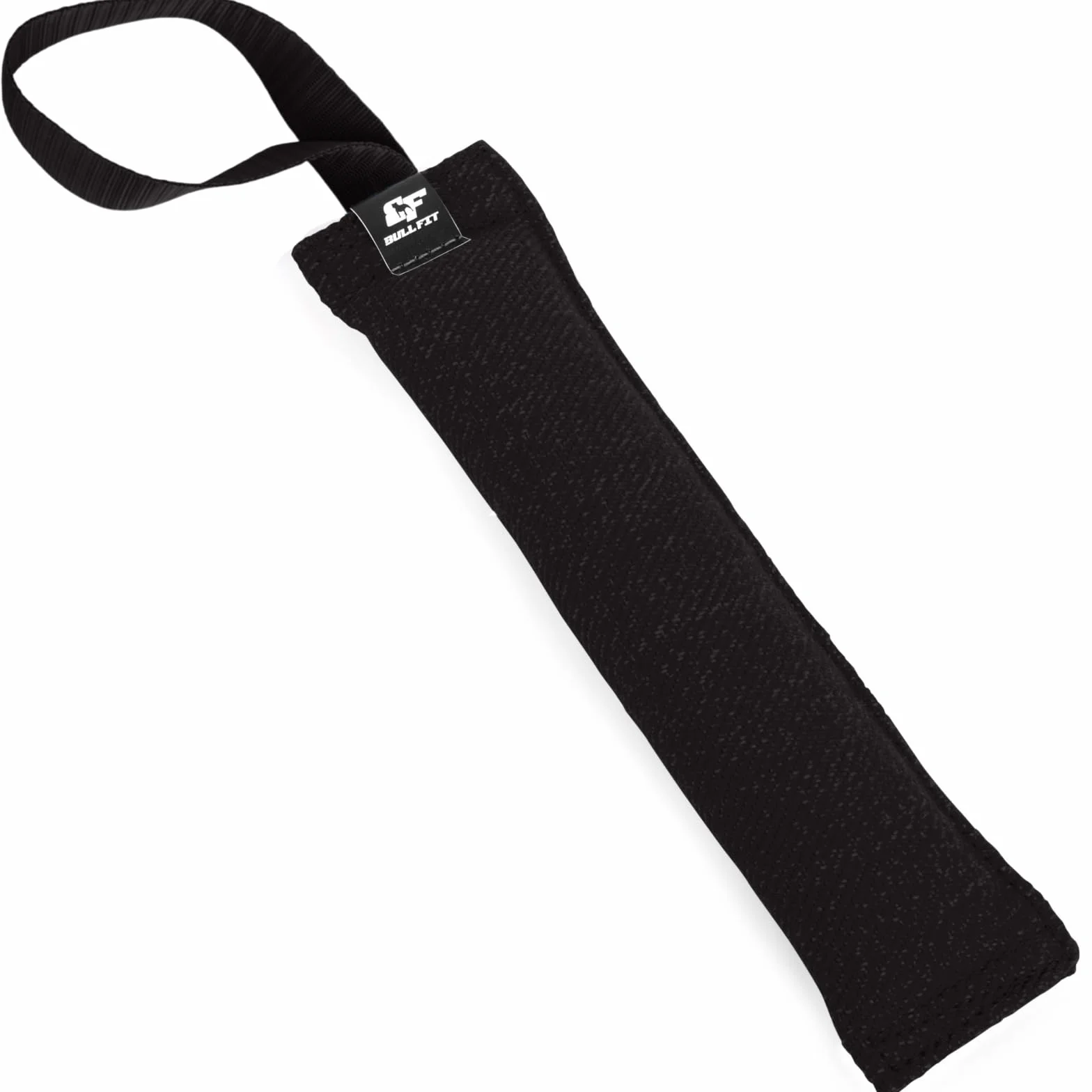 Bull Fit Szarpak dla psa 30 cm zabawka trening obronny kynologia sportowa materiał ringowy czarny