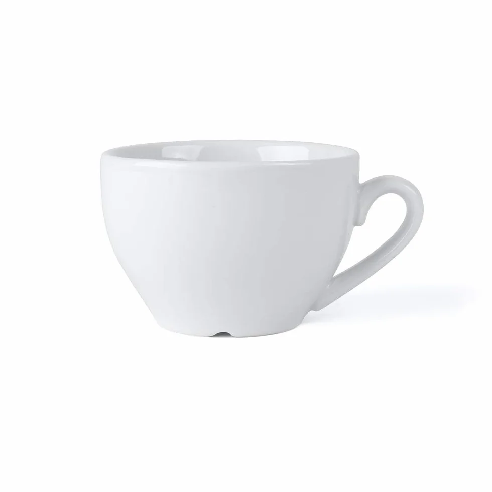 Holst Porzellan CL 004 Kawa/Cappuccino górna część 0,20 l classico, biała, 11,3 x 8,9 x 5,9 cm, 6 sztuk