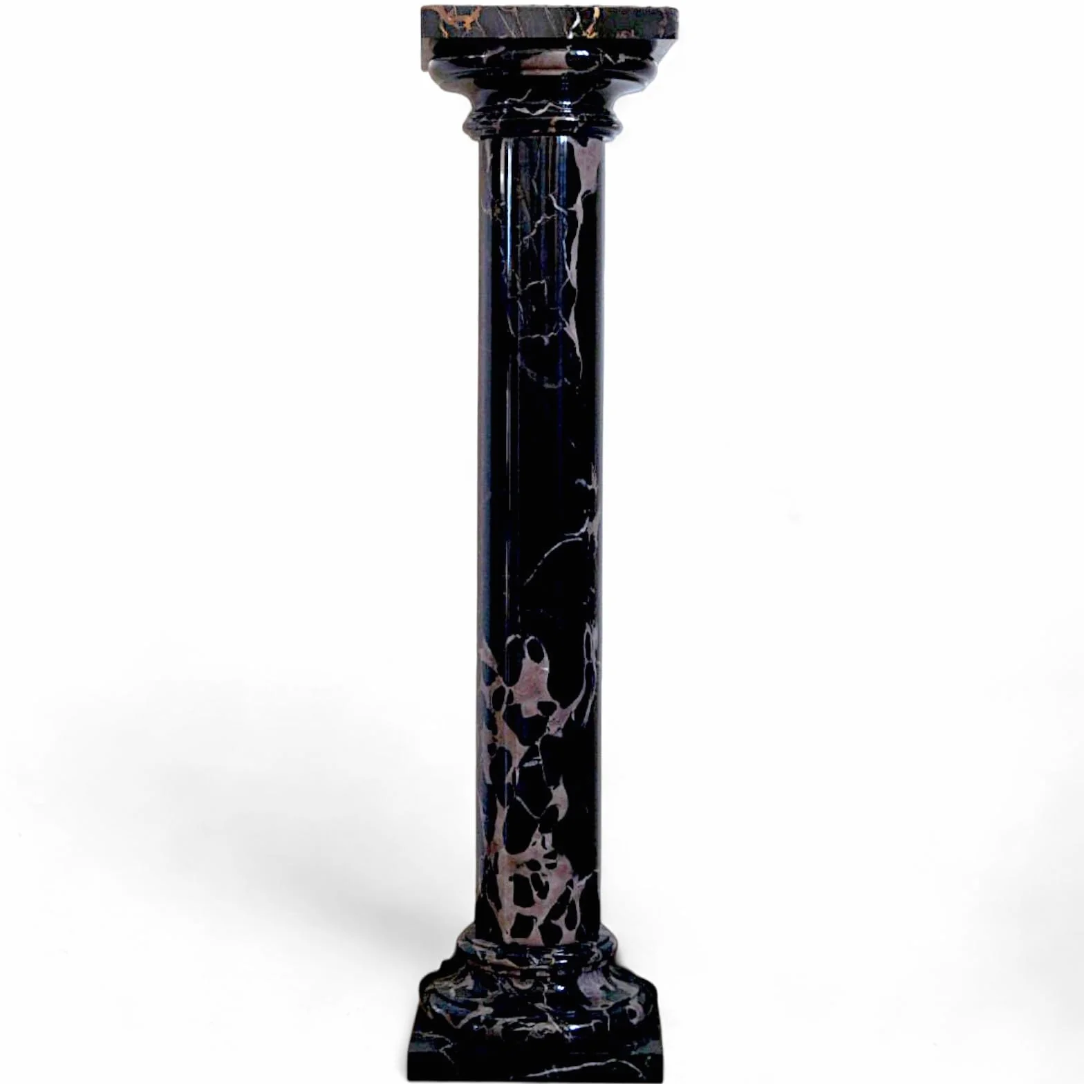 Marmurowa kolumna Portoro Antique Marble Column Made in Italy H.100cm