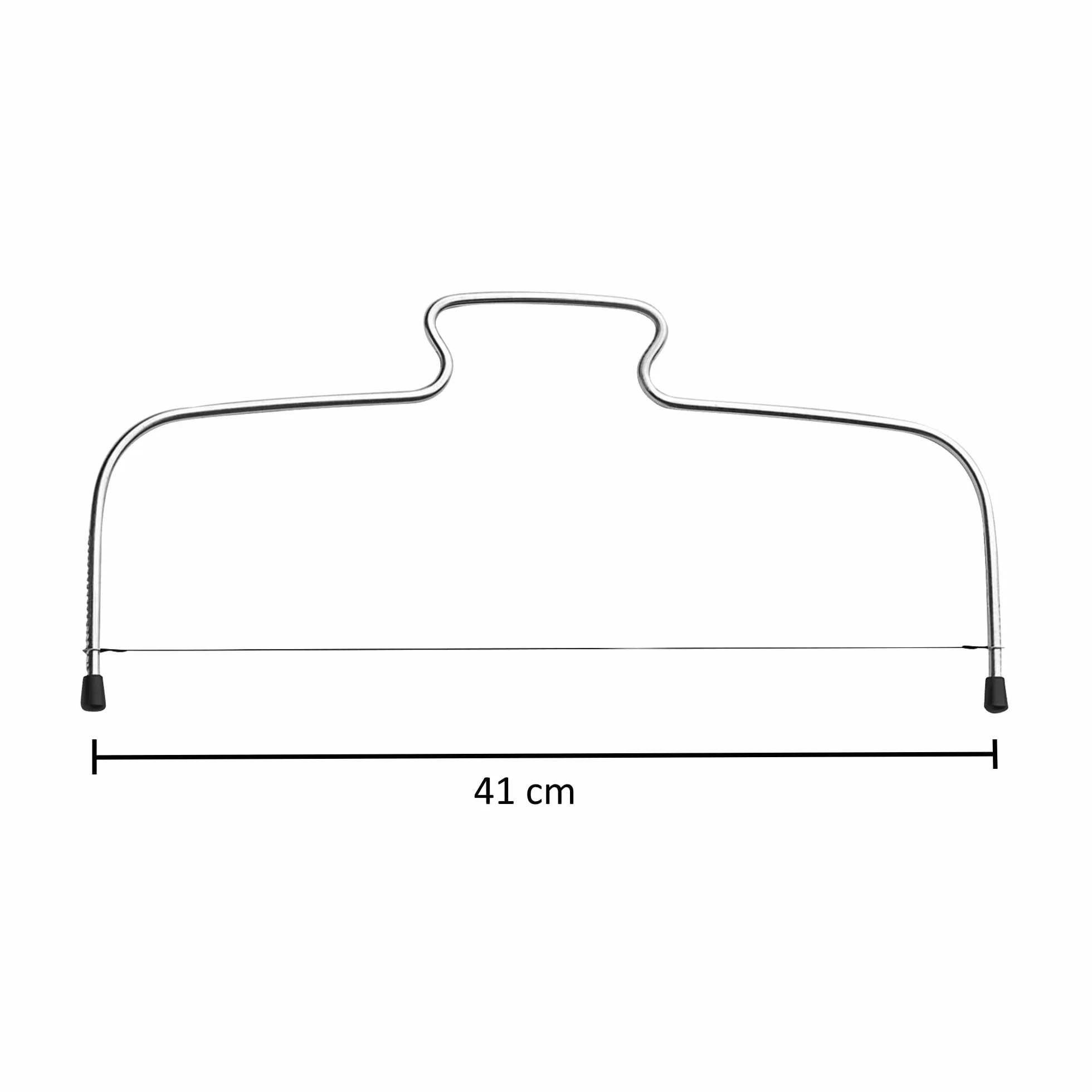 Kaiser Classic krajalnica do tortów, 39,5 x 20,5 cm, krajalnica do tortów, z drutu tnącego o regulowanej wysokości, stal nierdzewna, gumowe nóżki