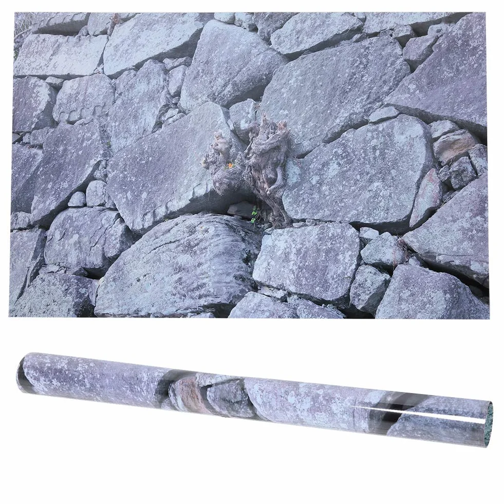 Samoprzylepne tło do akwarium 3D 61x30cm naklejka ścienna