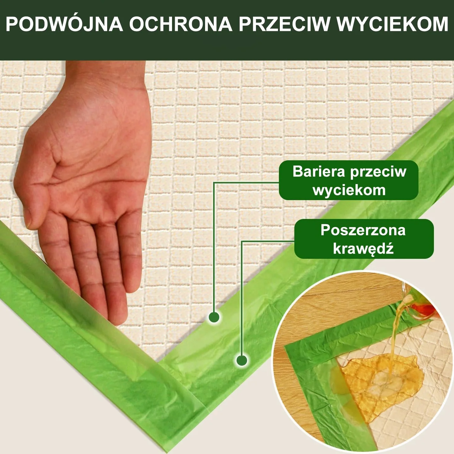 Gardner Pet Bardzo duże podkładki dla szczeniąt 70 x 85 cm, super chłonne, 6 warstw, 30 sztuk