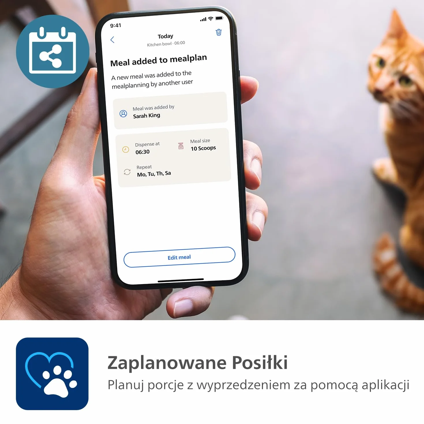 Philips Inteligentny Podajnik Karmy Dla Zwierząt z Kamerą PAW5320/02
