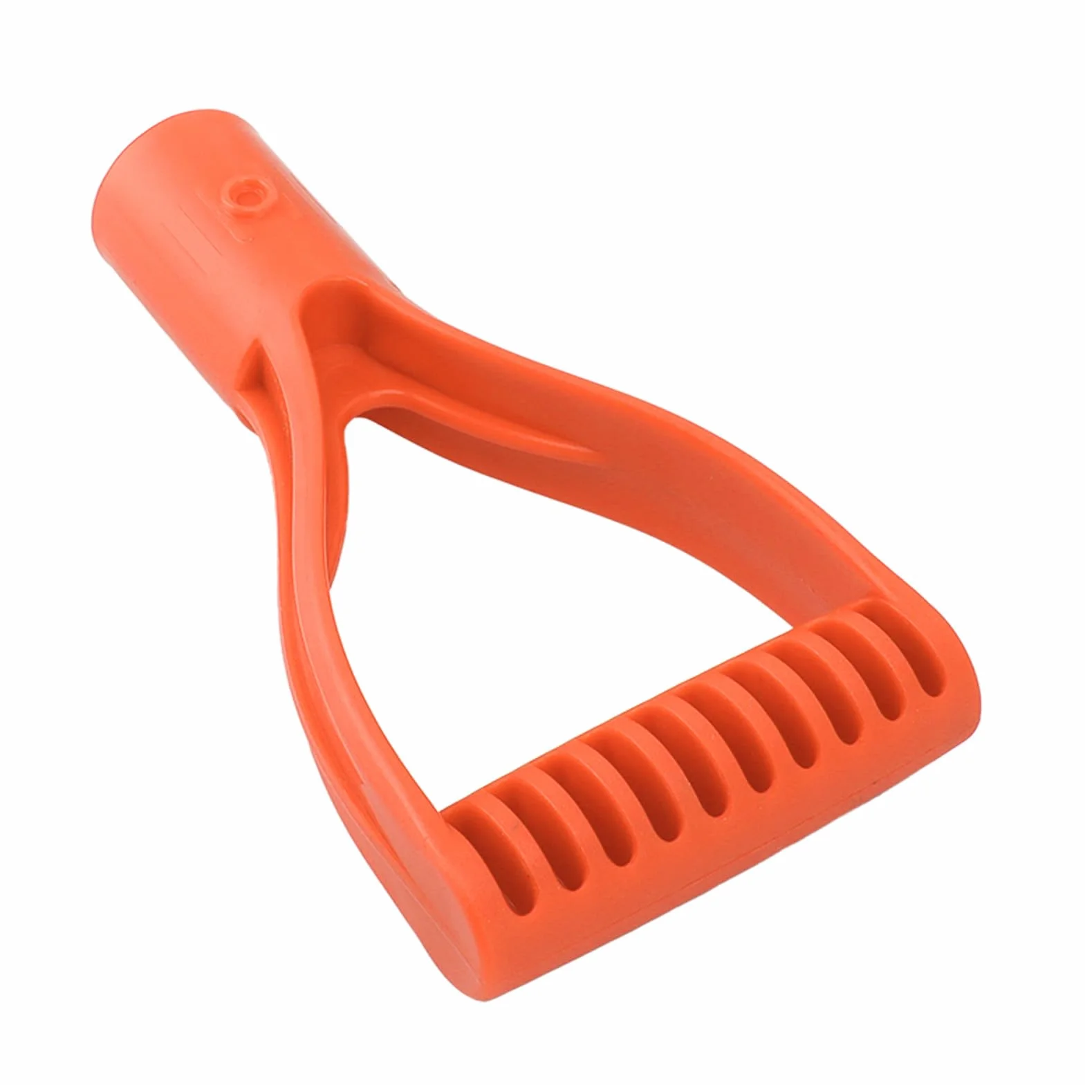Uchwyt łopaty Łopata Śrubowy Uchwyt Antypoślizgowy Zamiennik 32 Mm Plastik do łopaty Łopaty Ogrodowe (ORANGE)